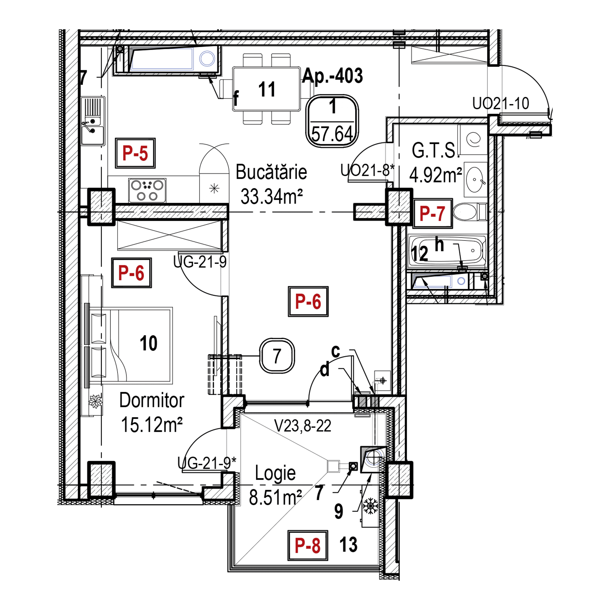 Apartament cu 1 cameră