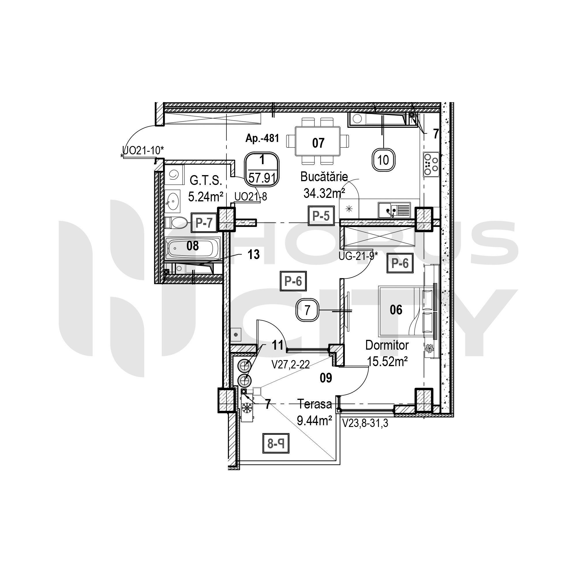 Apartament cu 1 cameră