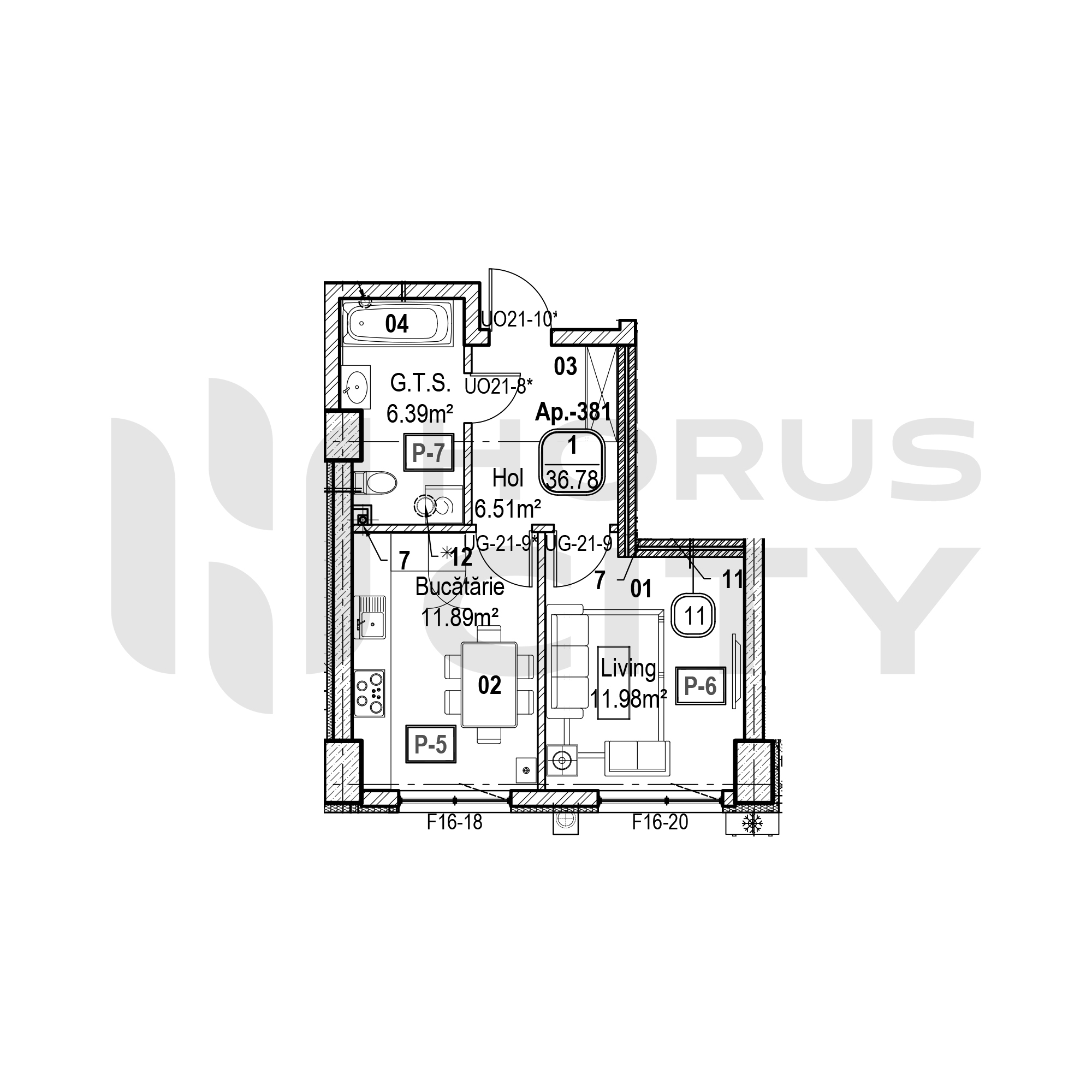 Apartament cu 1 cameră