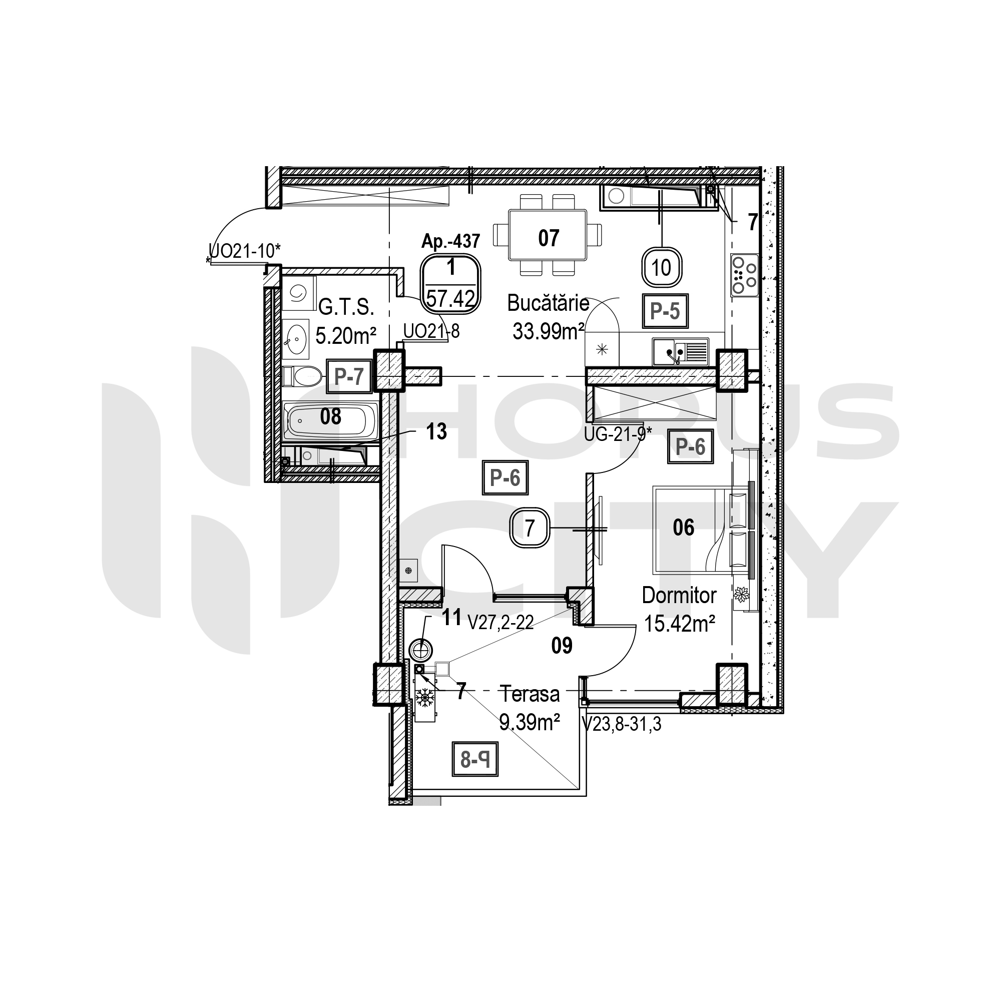 Apartament cu 1 cameră