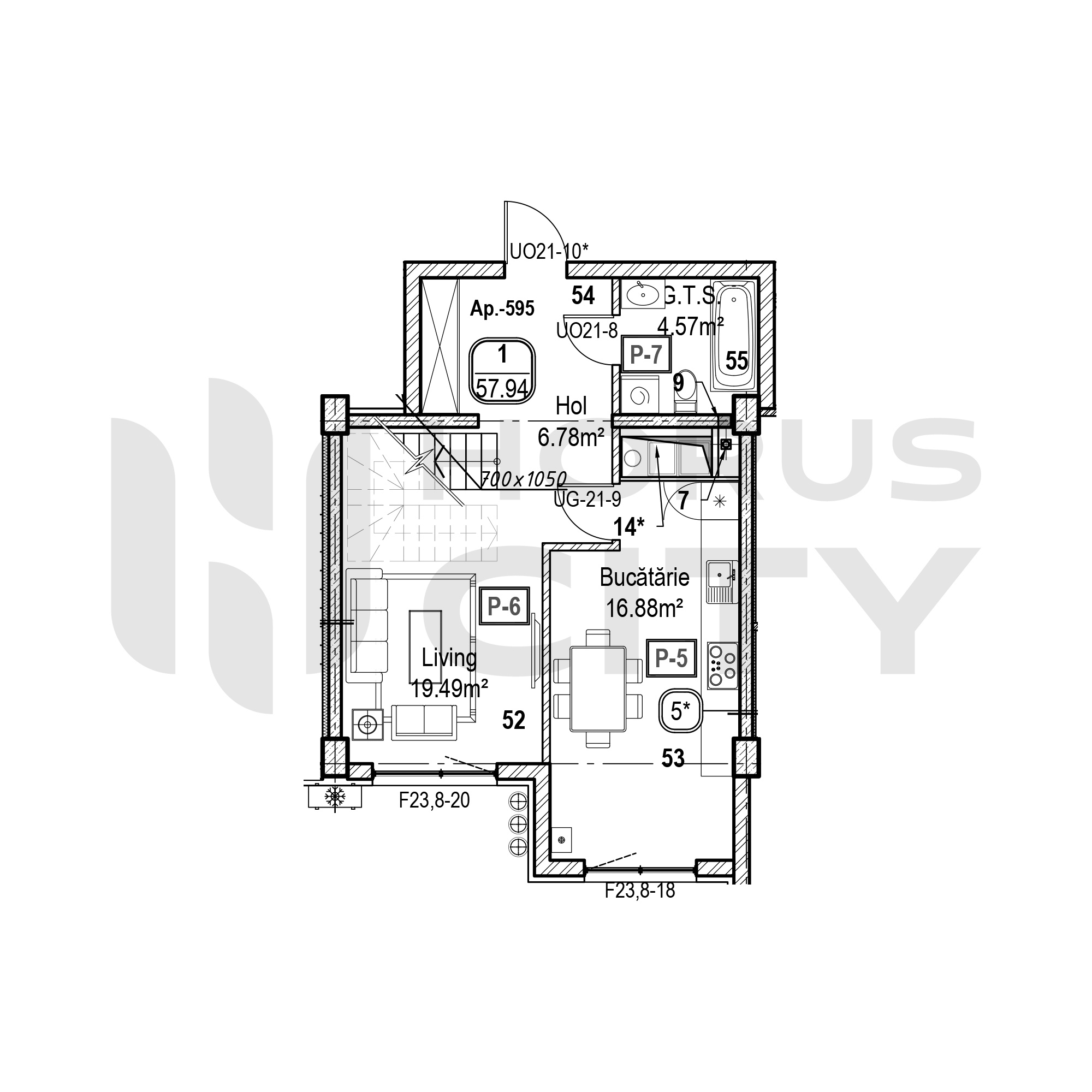 Apartament cu 1 cameră