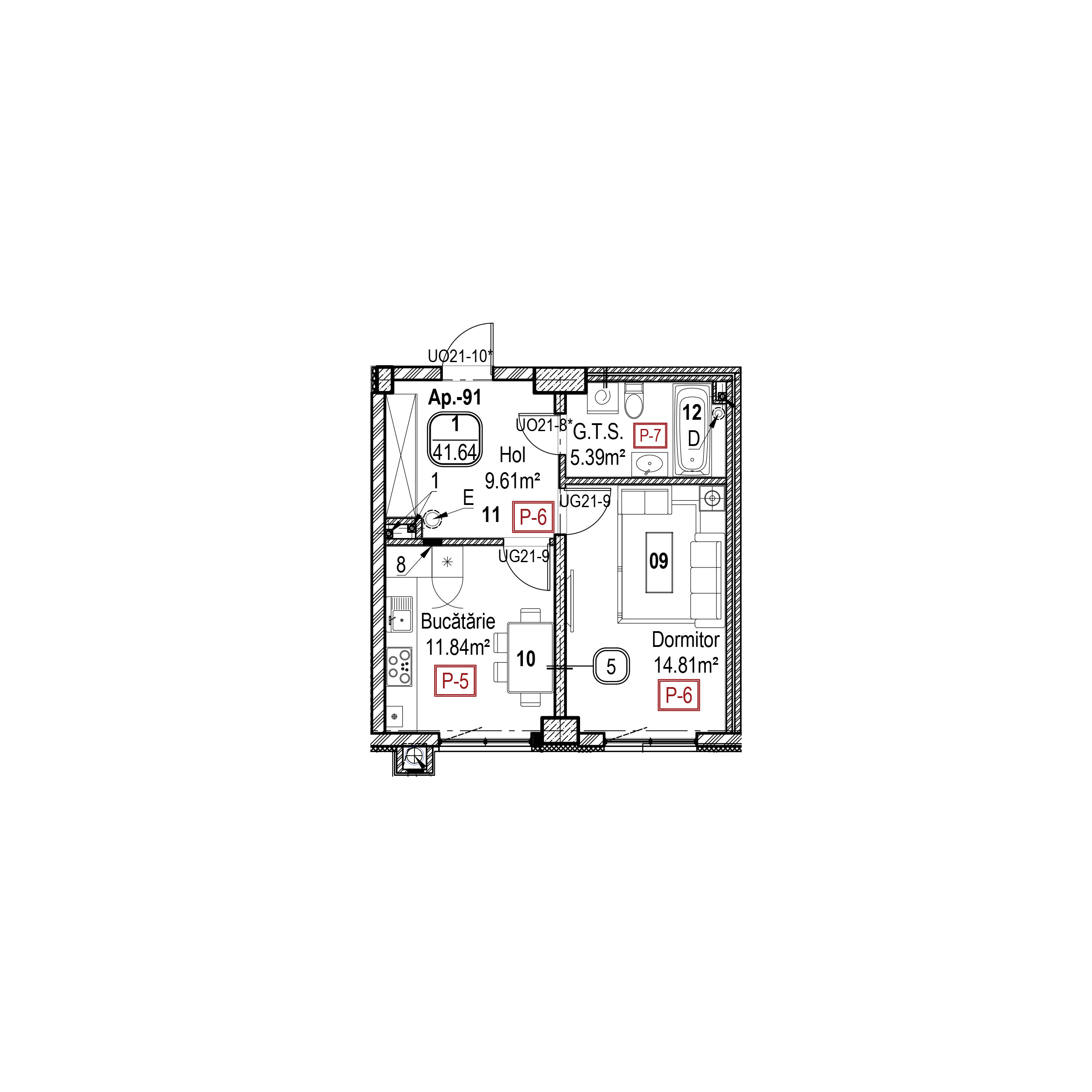 Apartament cu 1 cameră