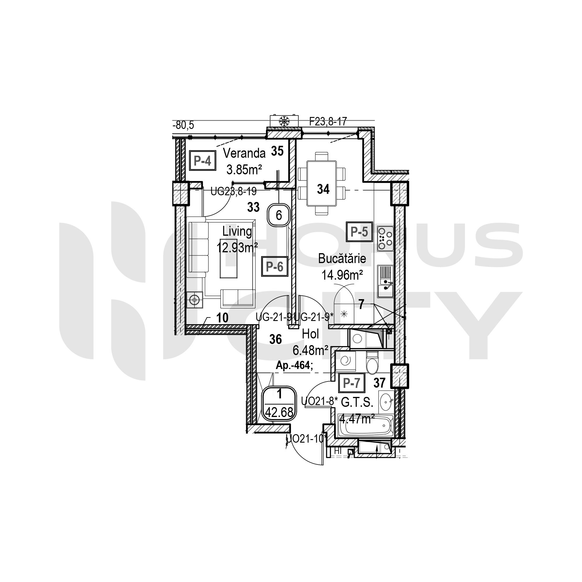 Apartament cu 1 cameră