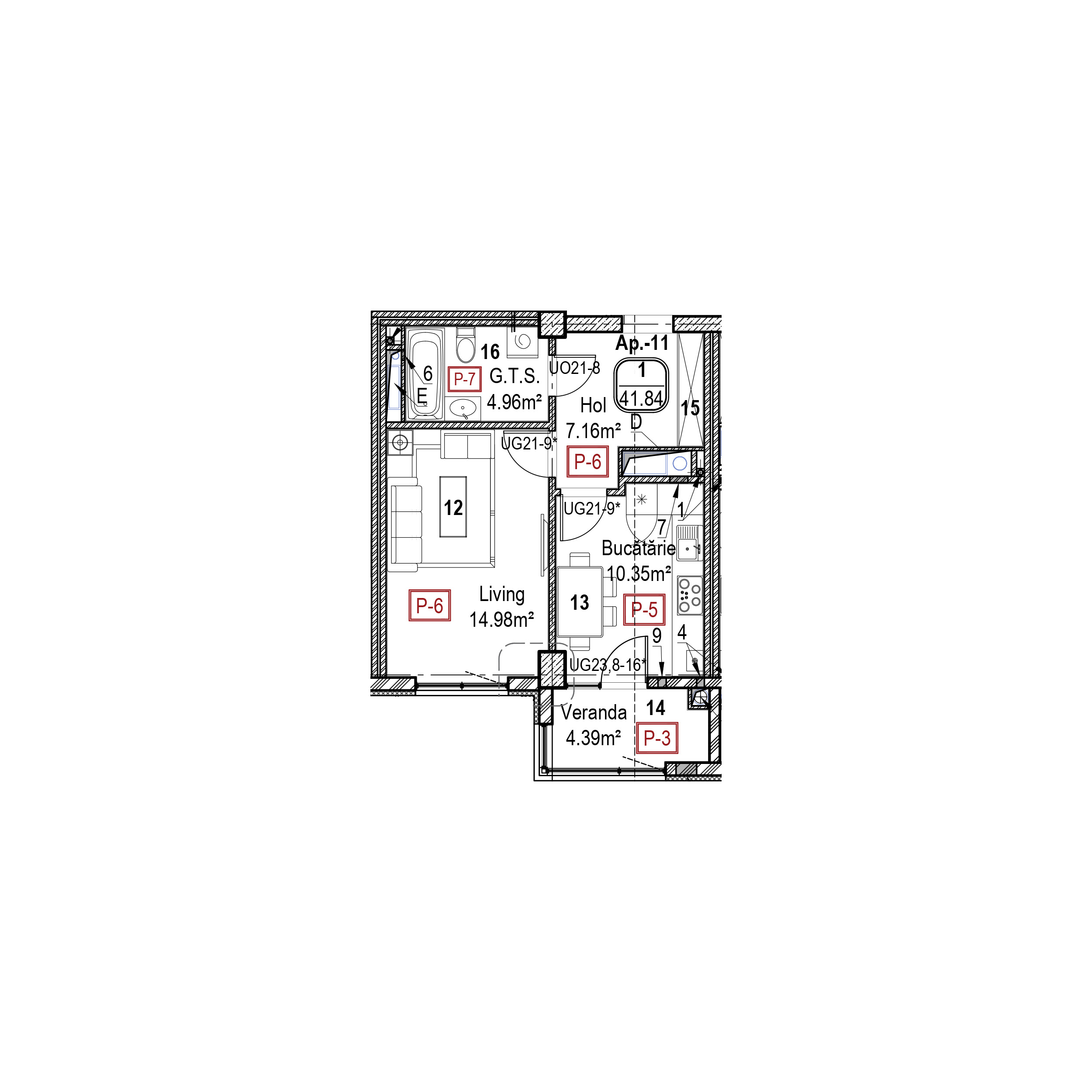 Apartament cu 1 cameră