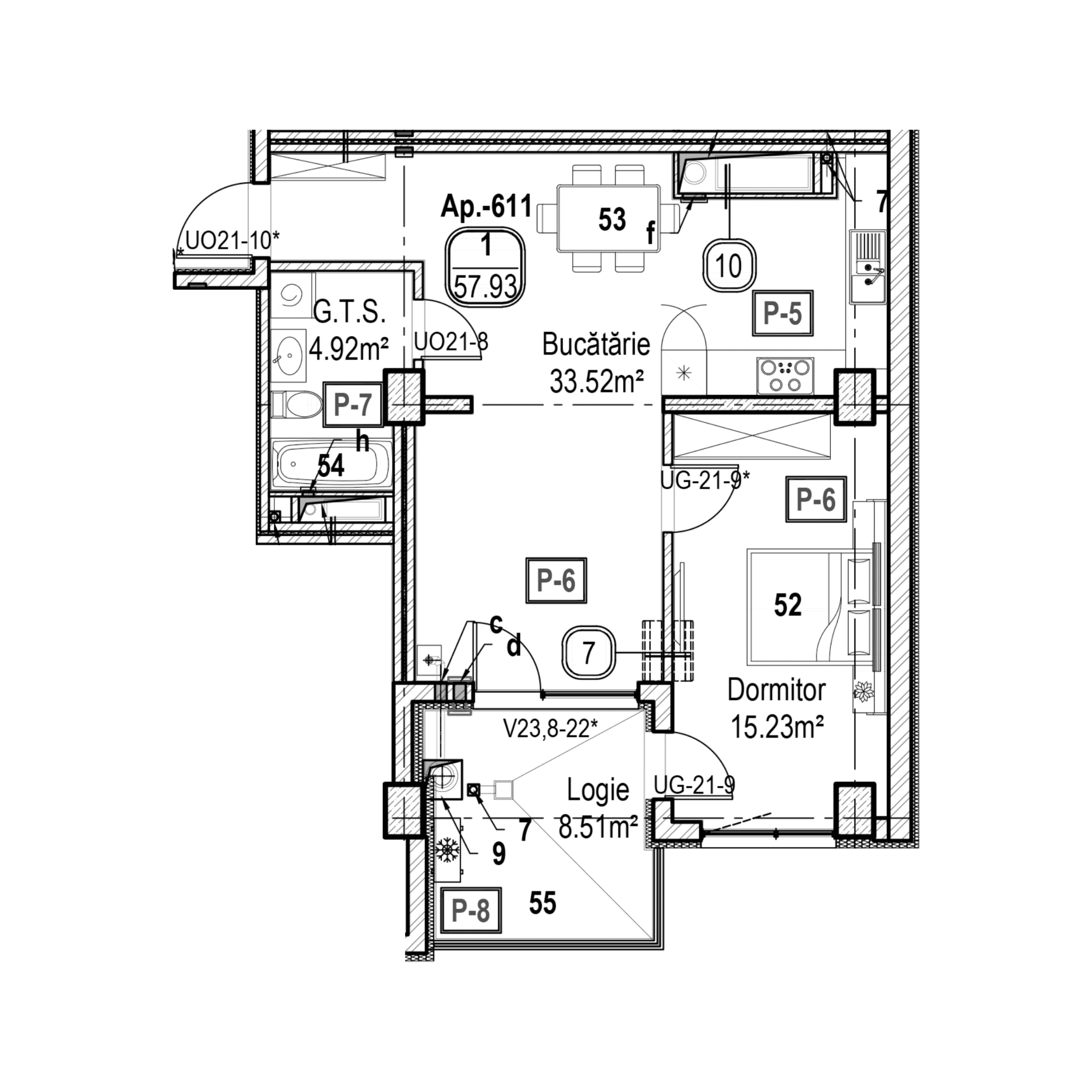 Apartament cu 1 cameră