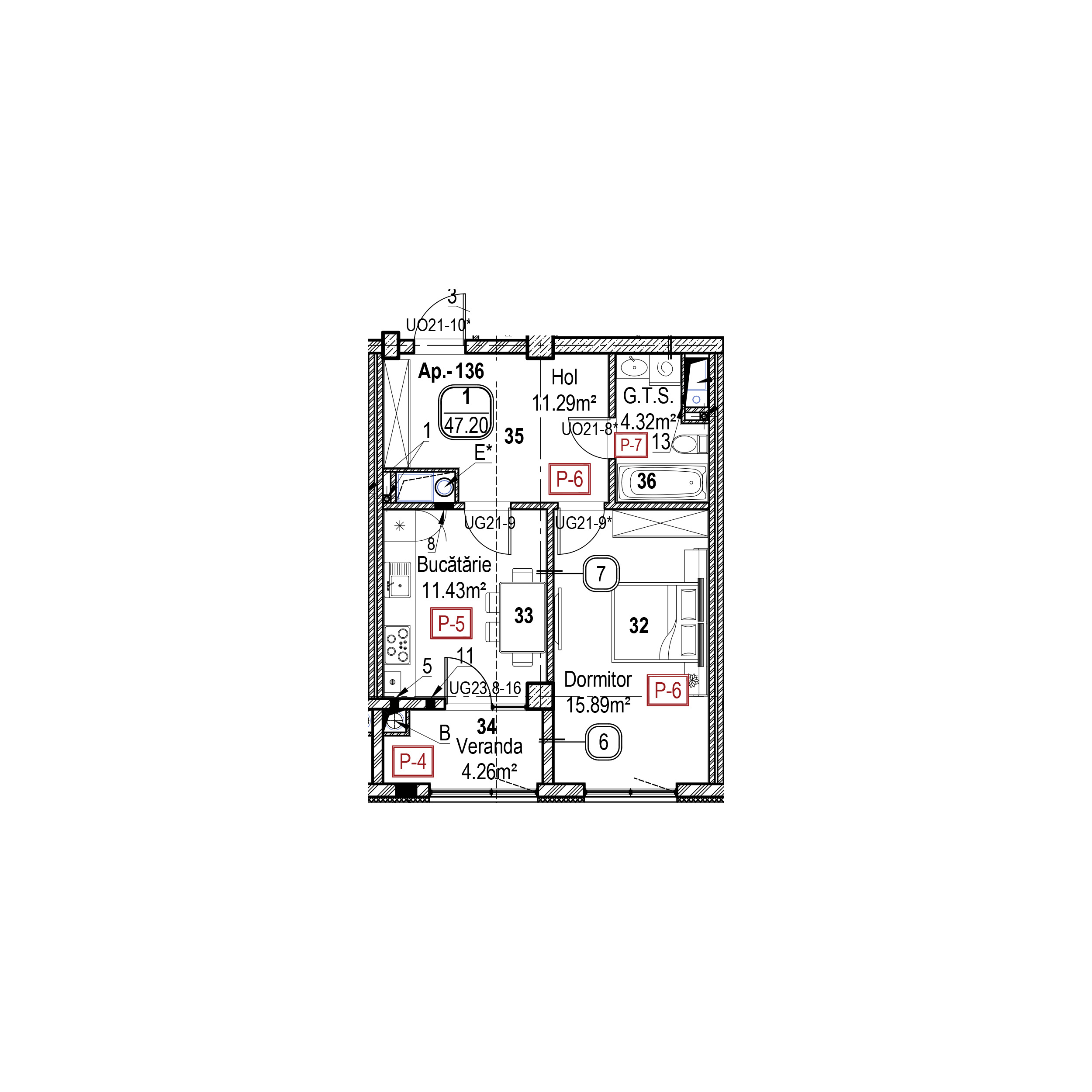 Apartament cu 1 cameră