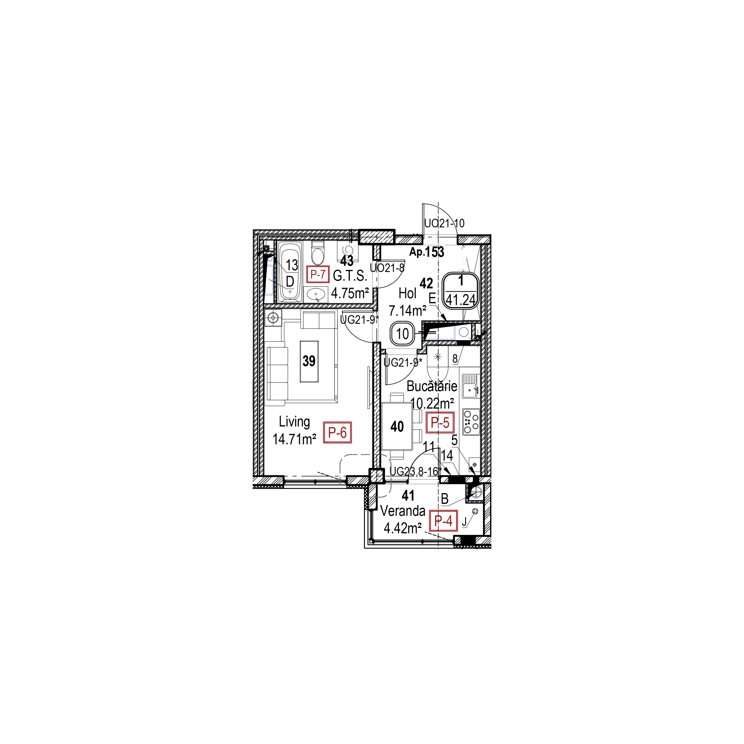 Apartament cu 1 cameră