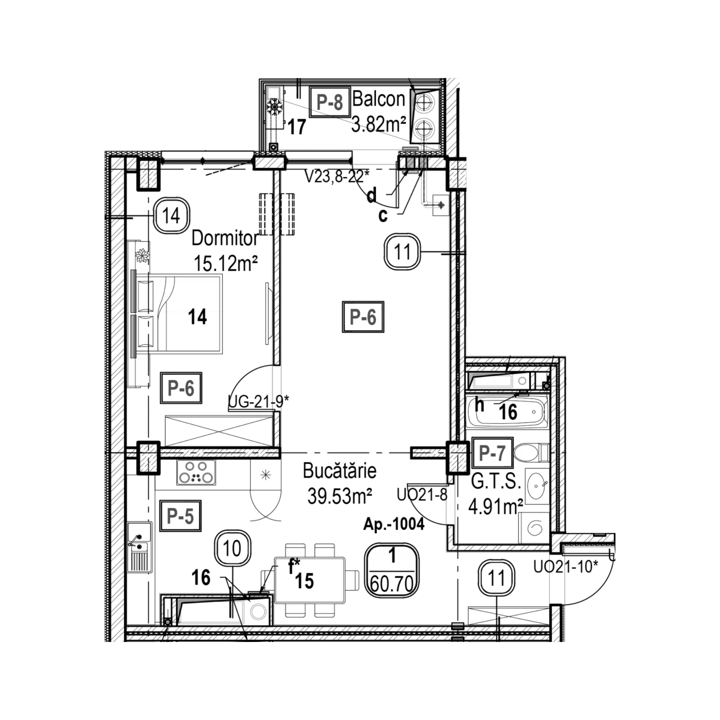 Apartament cu 1 cameră