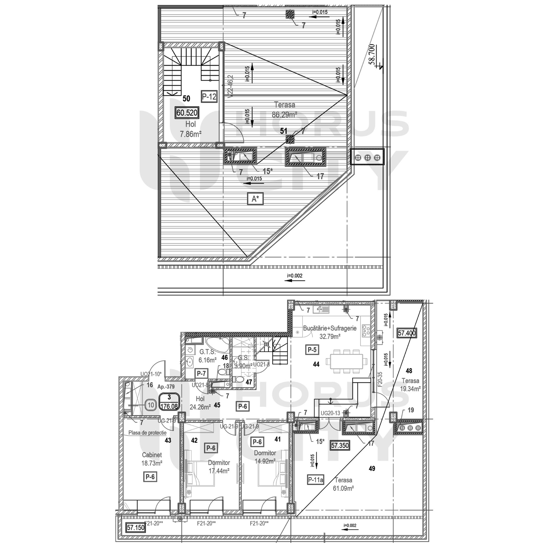 Apartament cu 3 camere