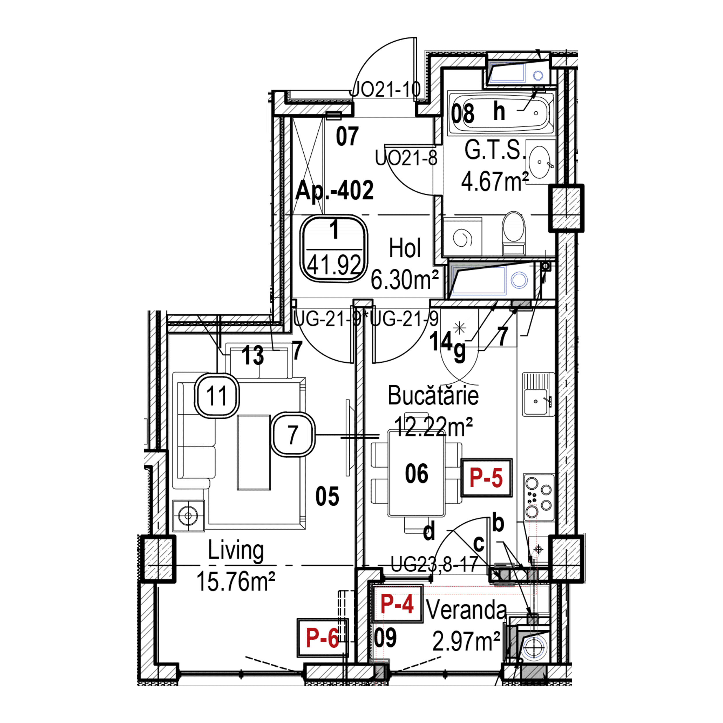 Apartament cu 1 cameră