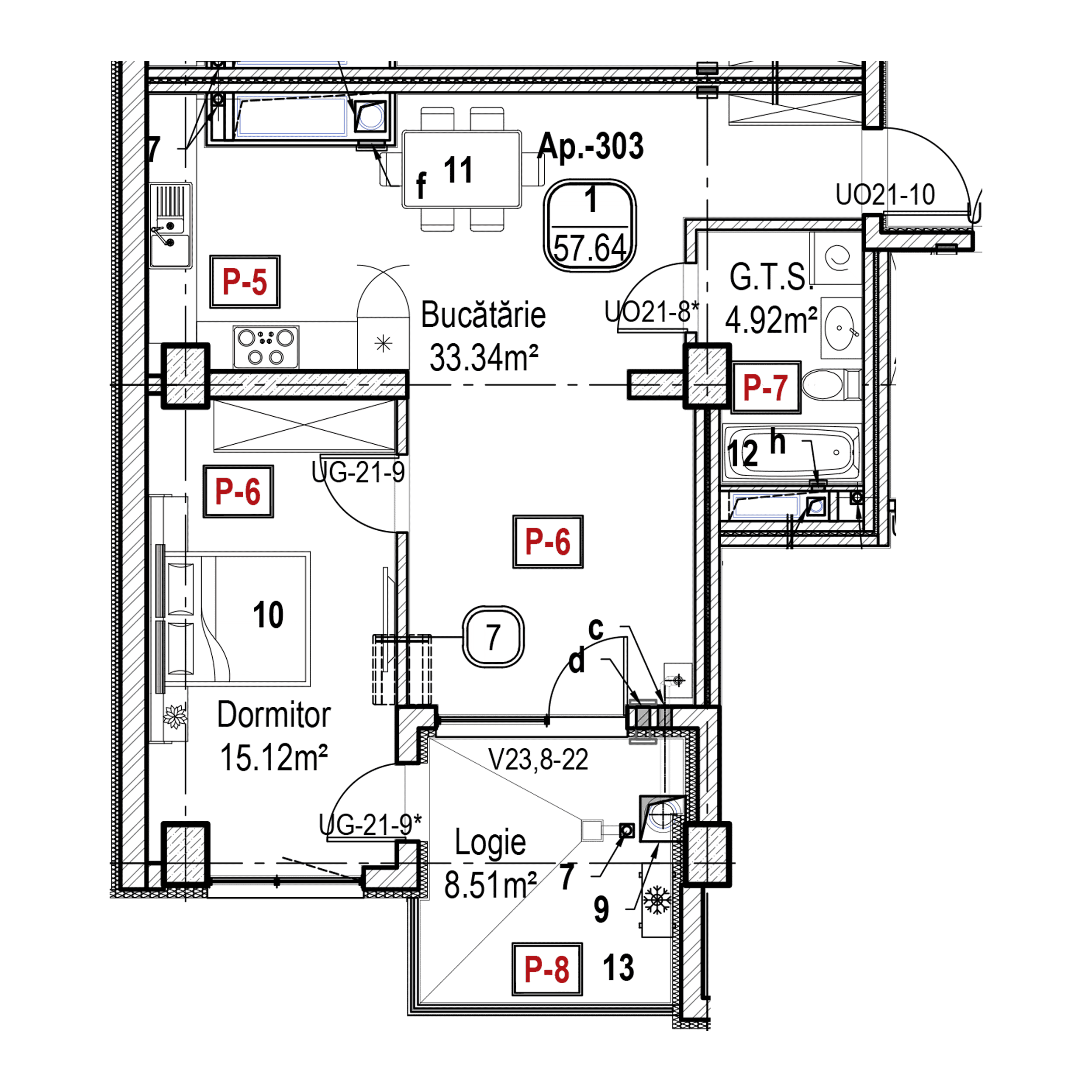 Apartament cu 1 cameră