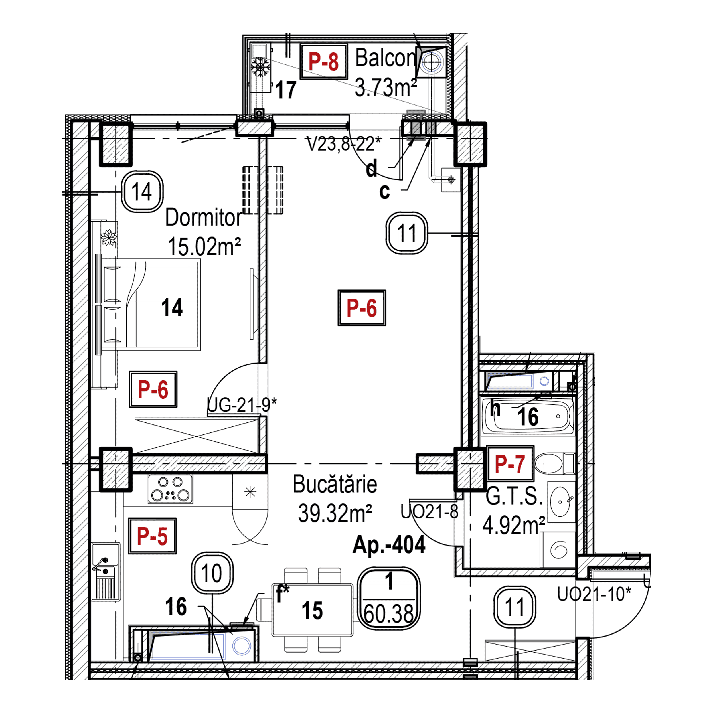 Apartament cu 1 cameră