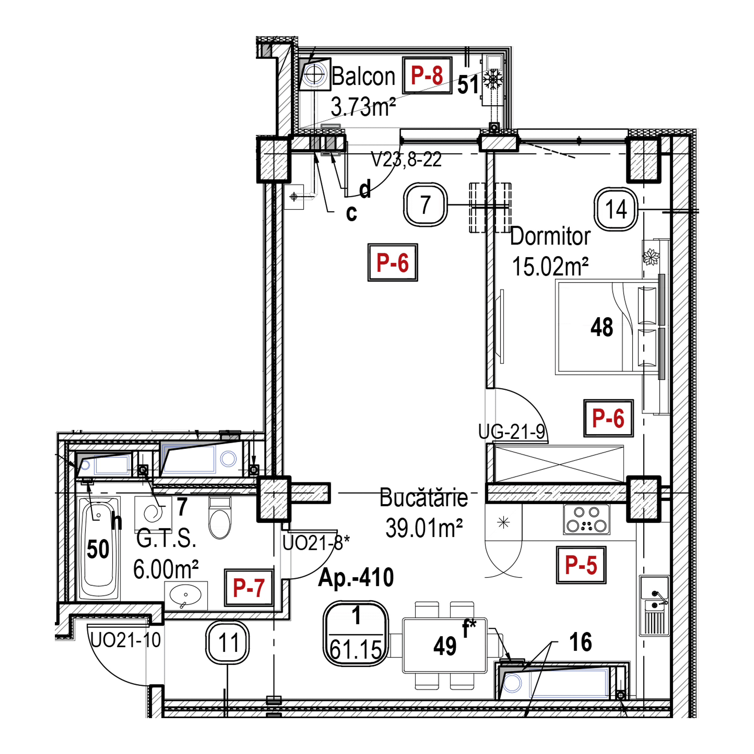 Apartament cu 1 cameră