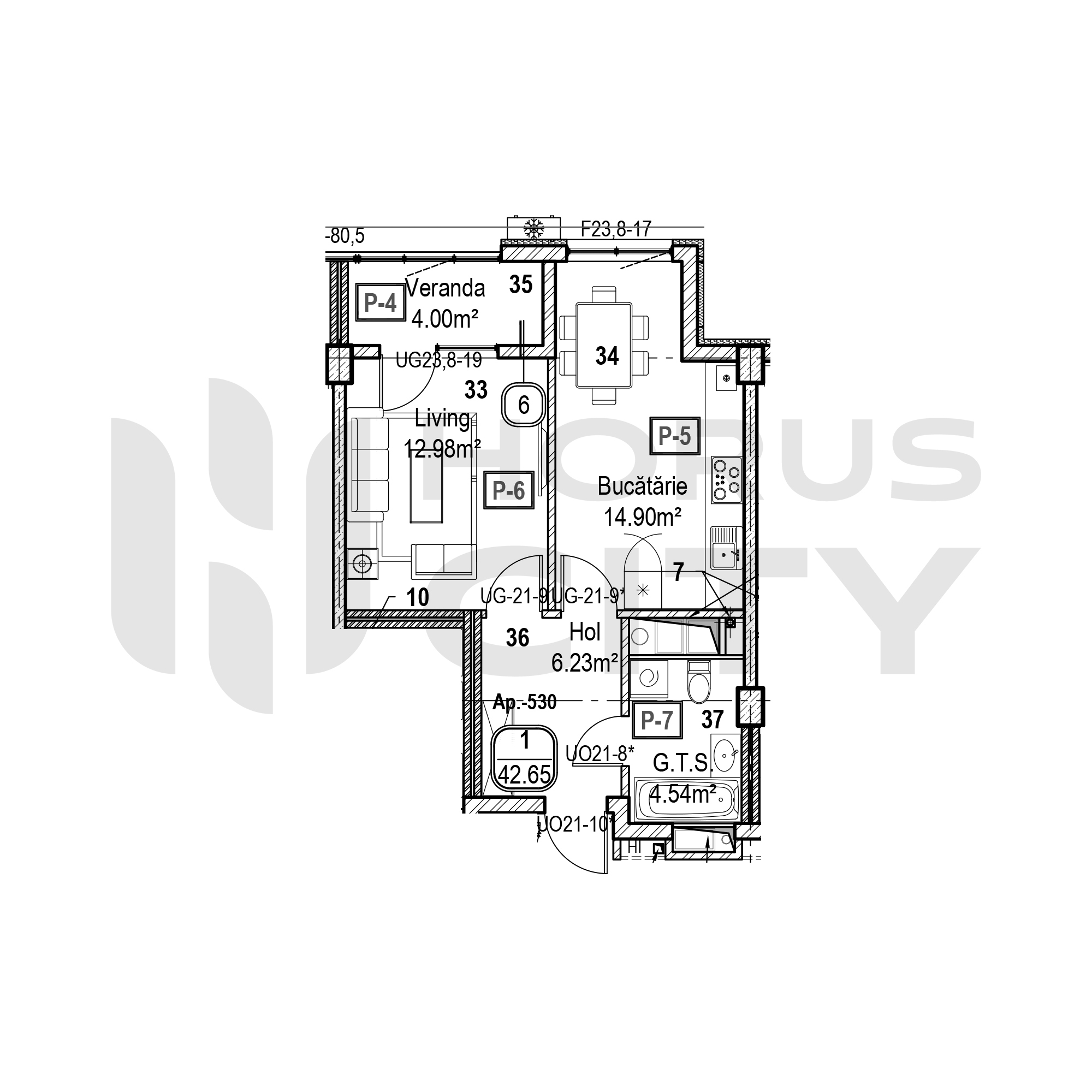 Apartament cu 1 cameră