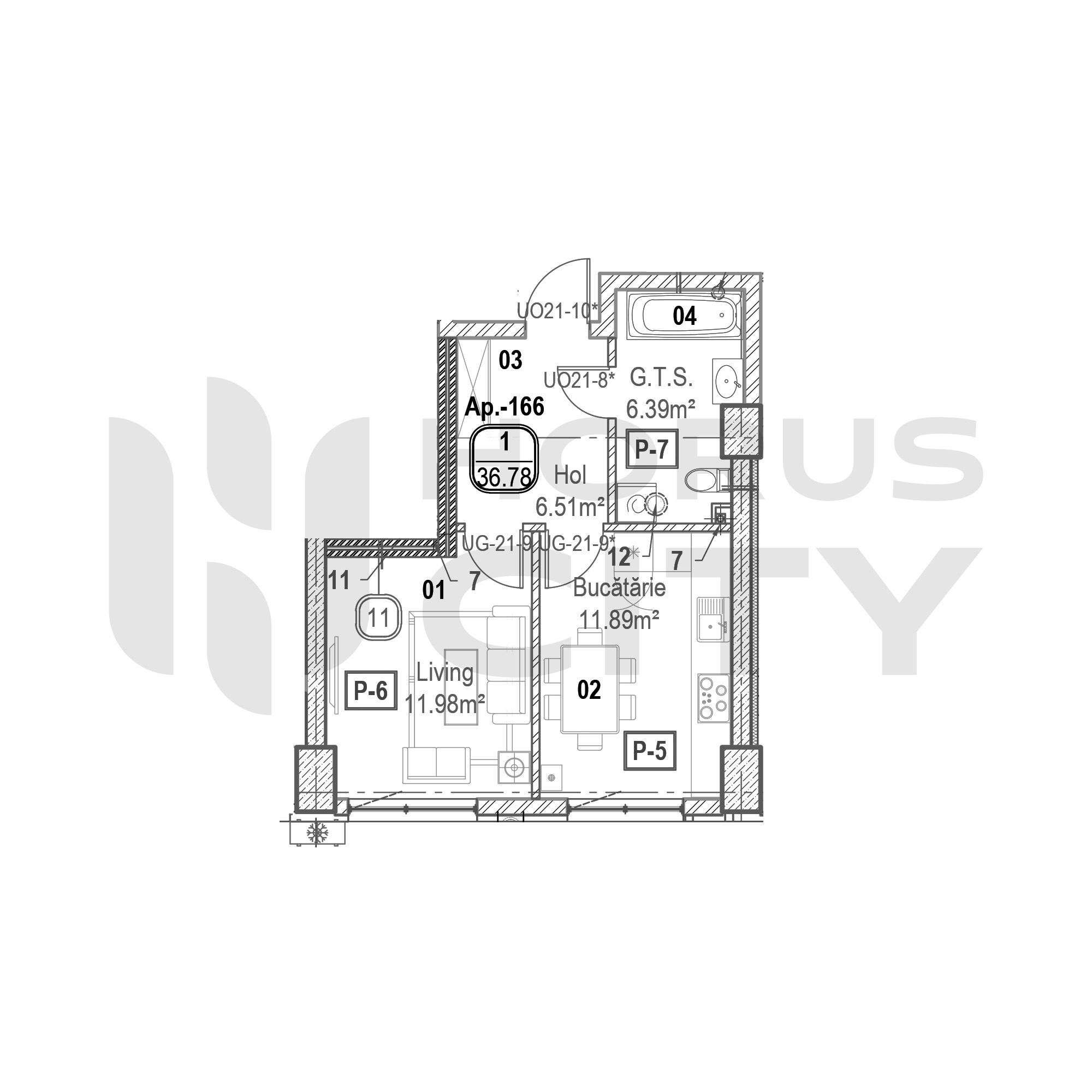 Apartament cu 1 cameră