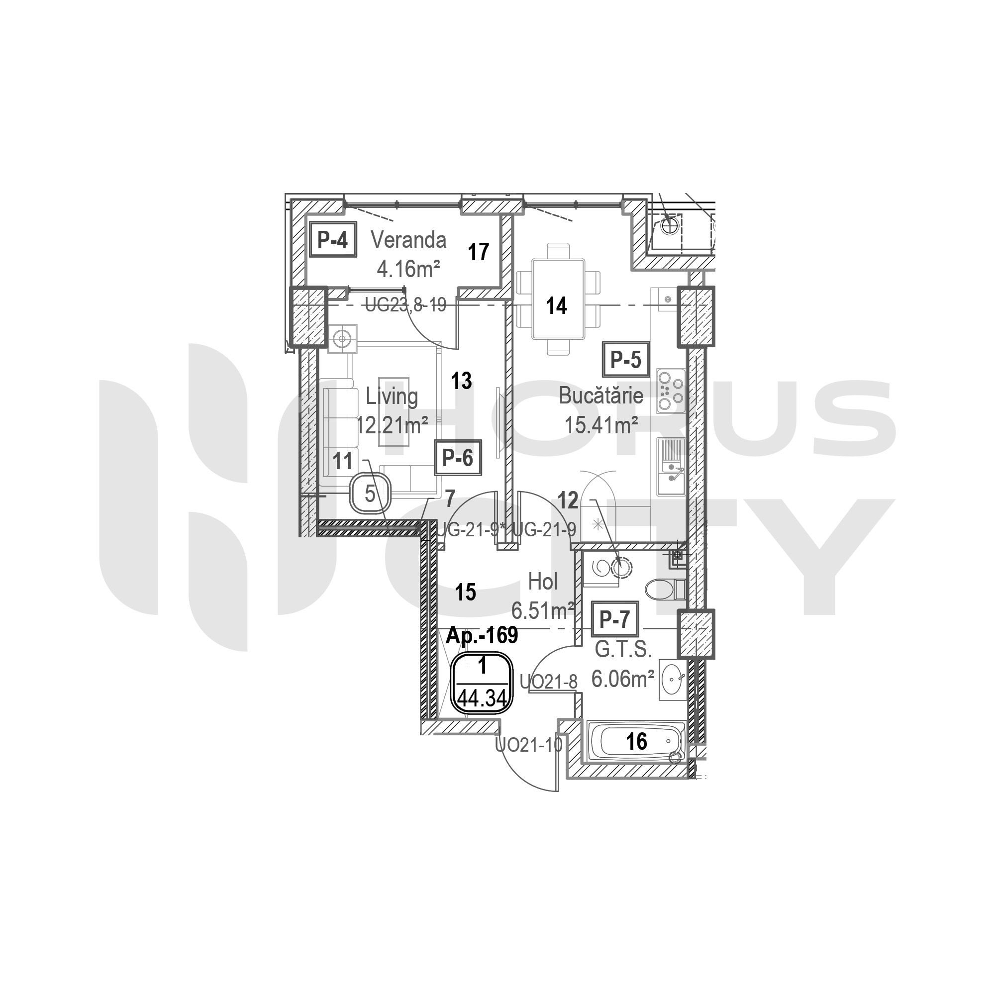 Apartament cu 1 cameră