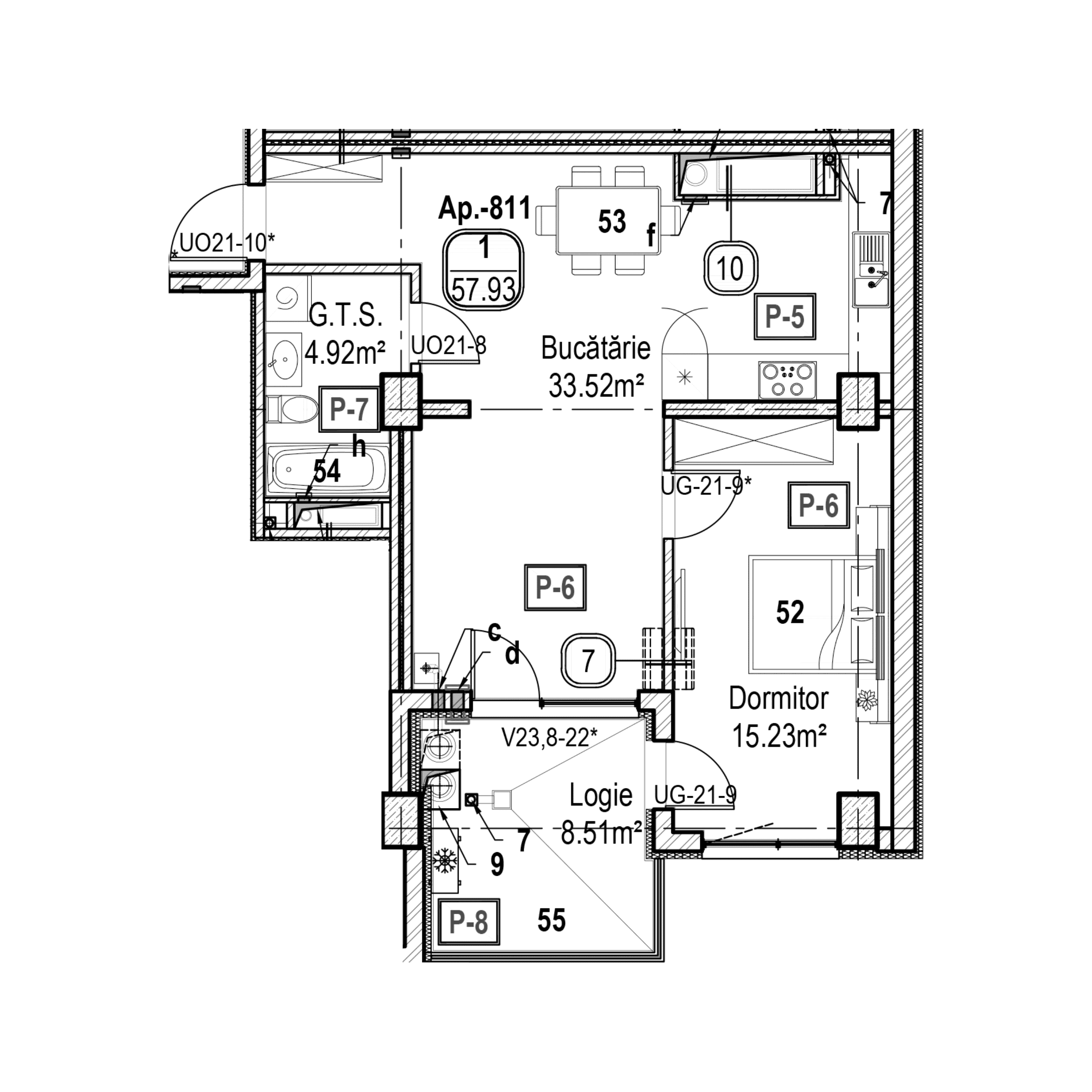 Apartament cu 1 cameră