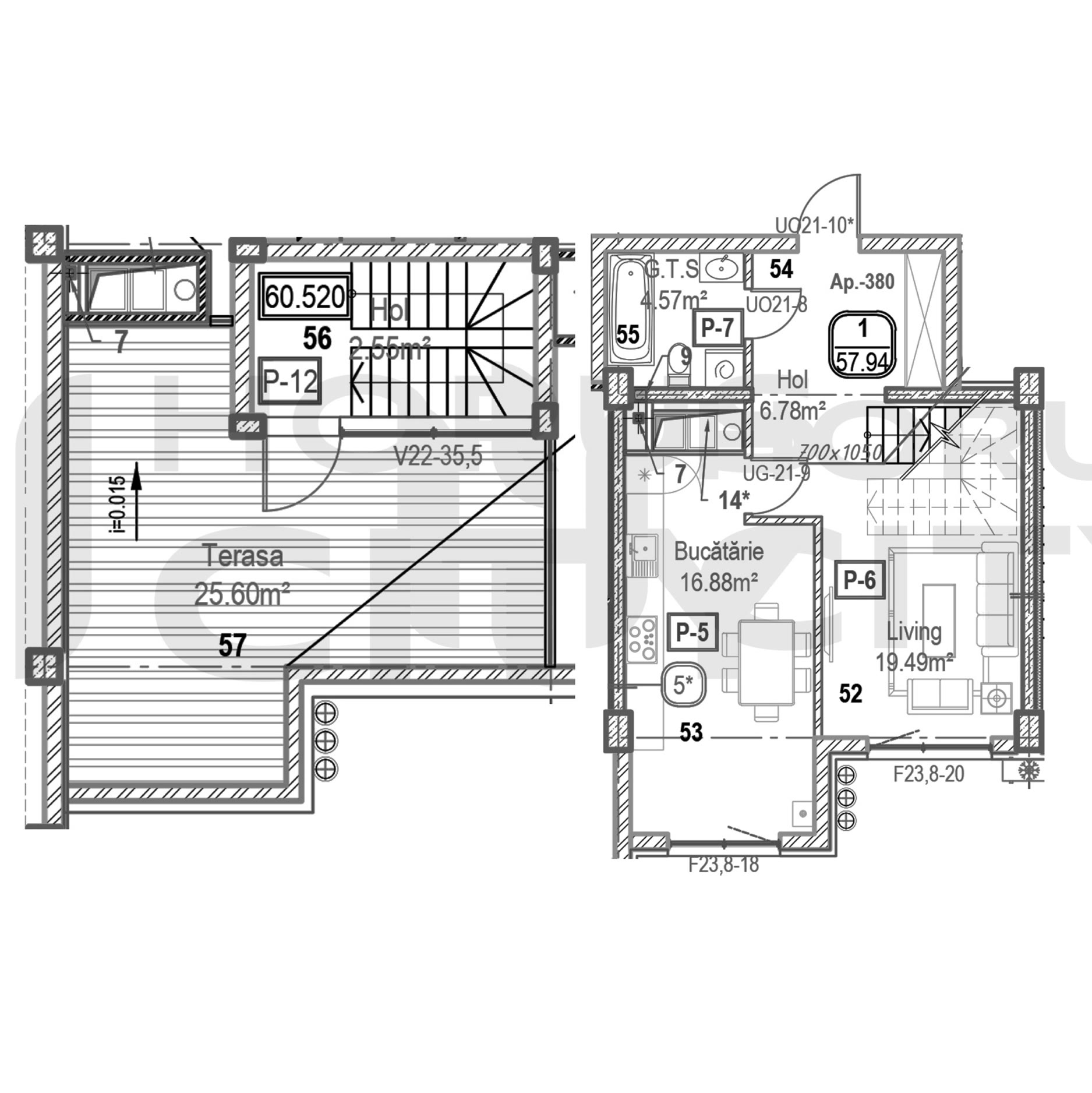 Apartament cu 1 cameră