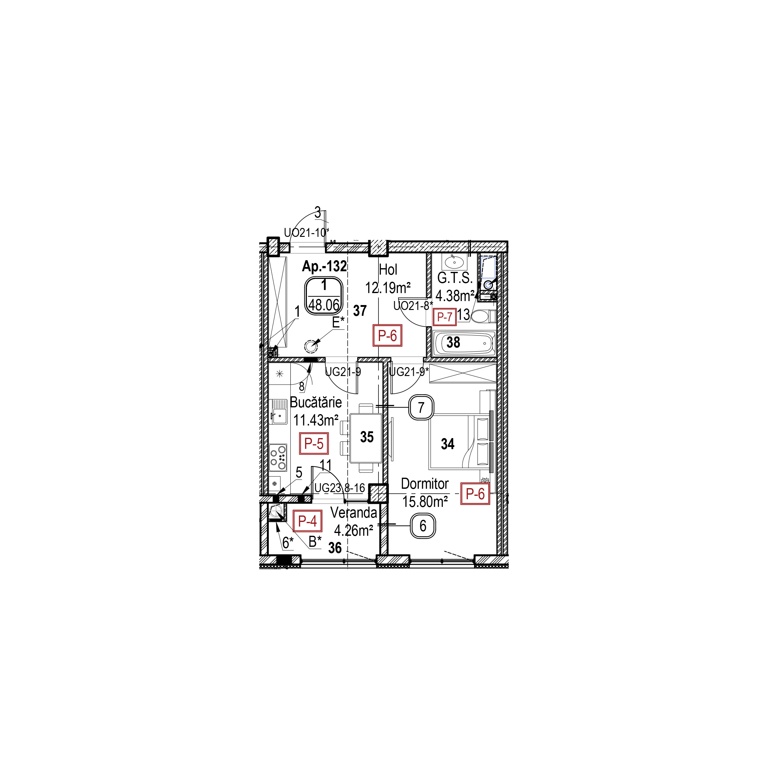 Apartament cu 1 cameră