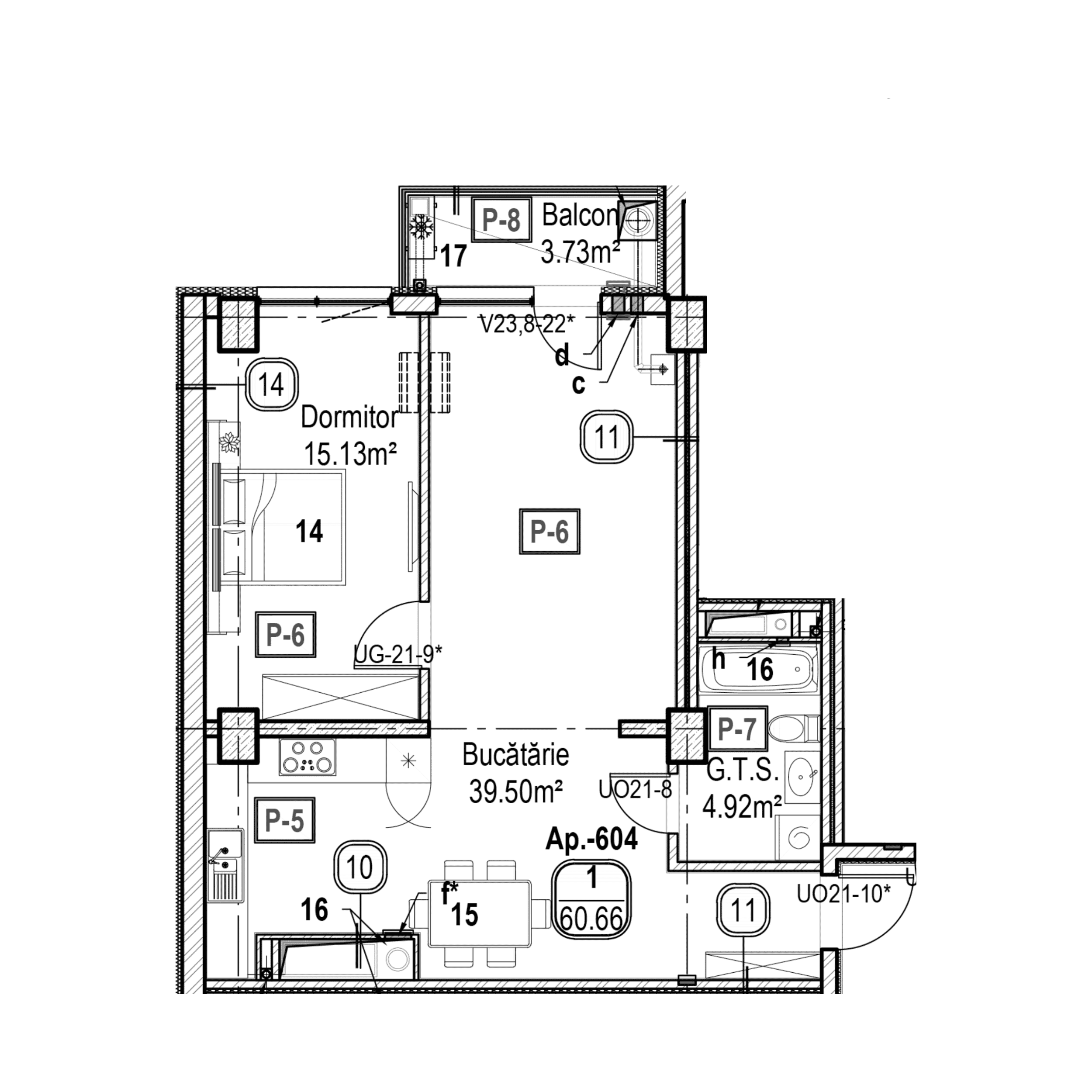 Apartament cu 1 cameră