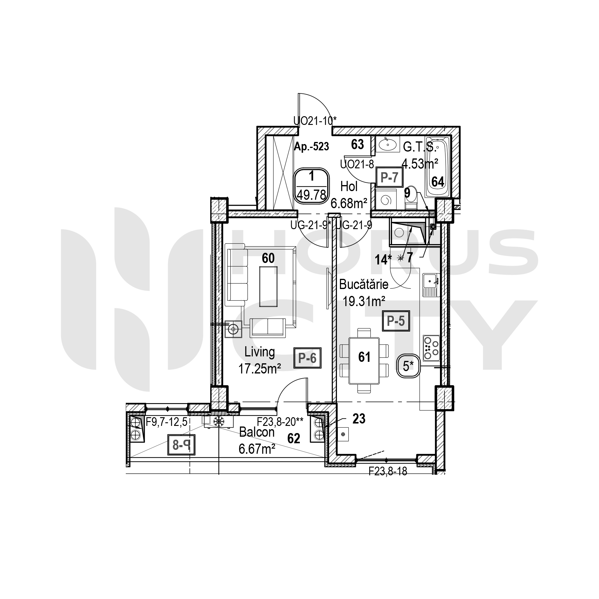 Apartament cu 1 cameră