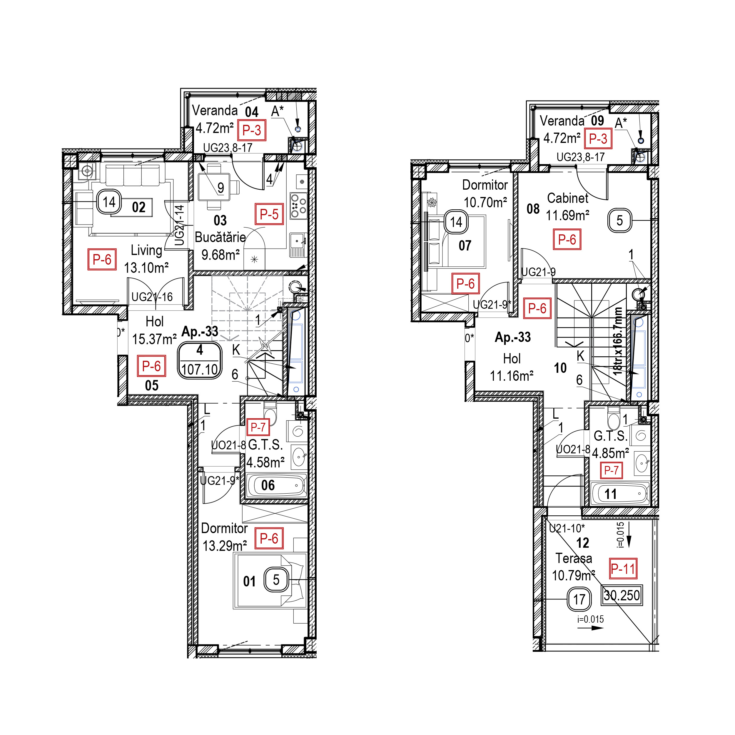 Apartament cu 4 camere