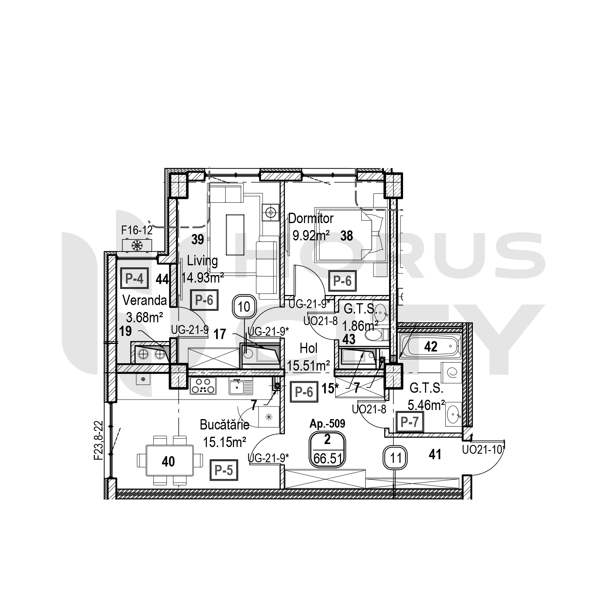 Apartament cu 2 camere