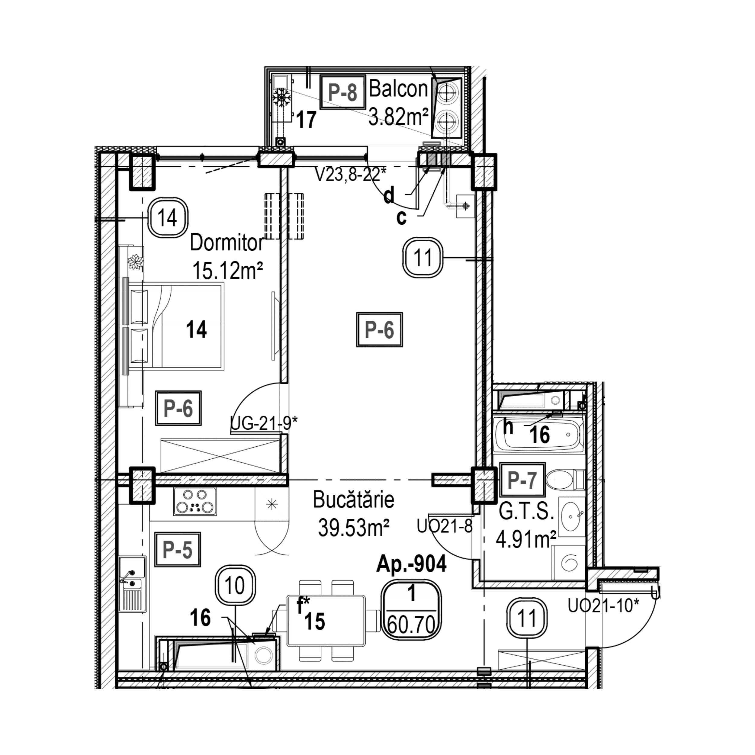 Apartament cu 1 cameră