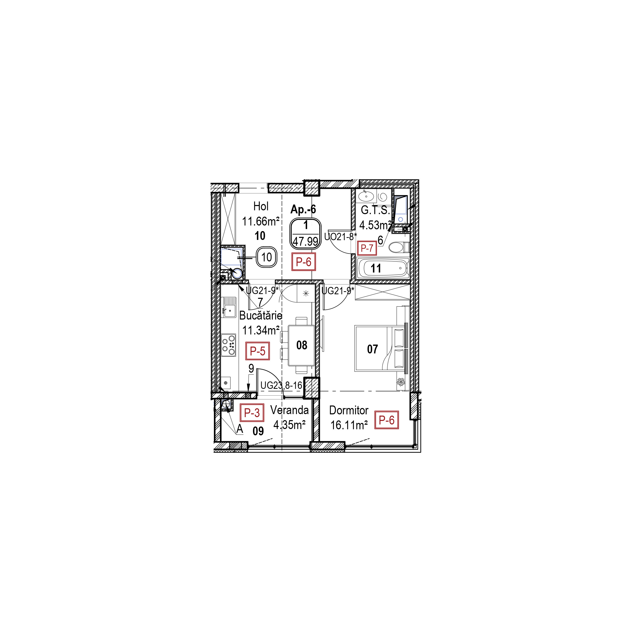 Apartament cu 1 cameră