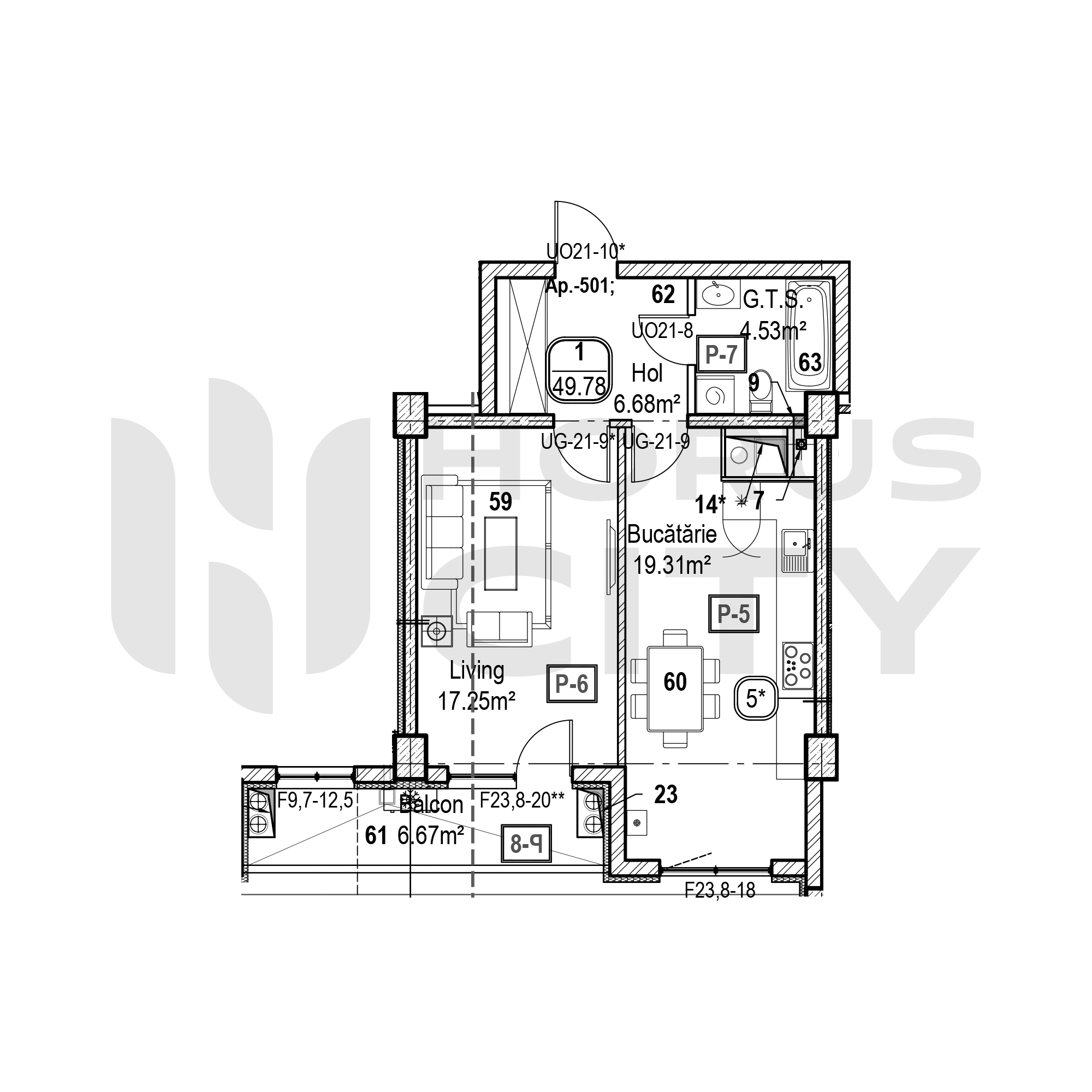 Apartament cu 1 cameră