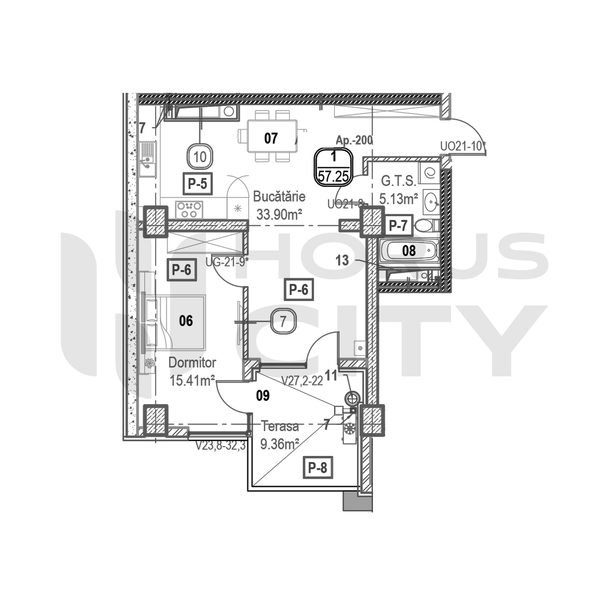 Apartament cu 1 cameră