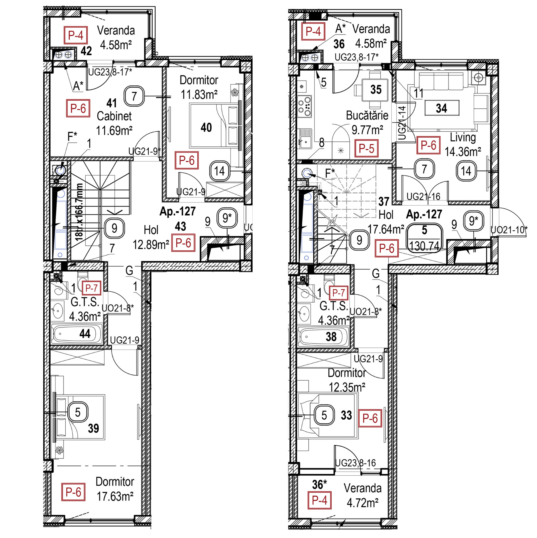 Apartament cu 5 camere
