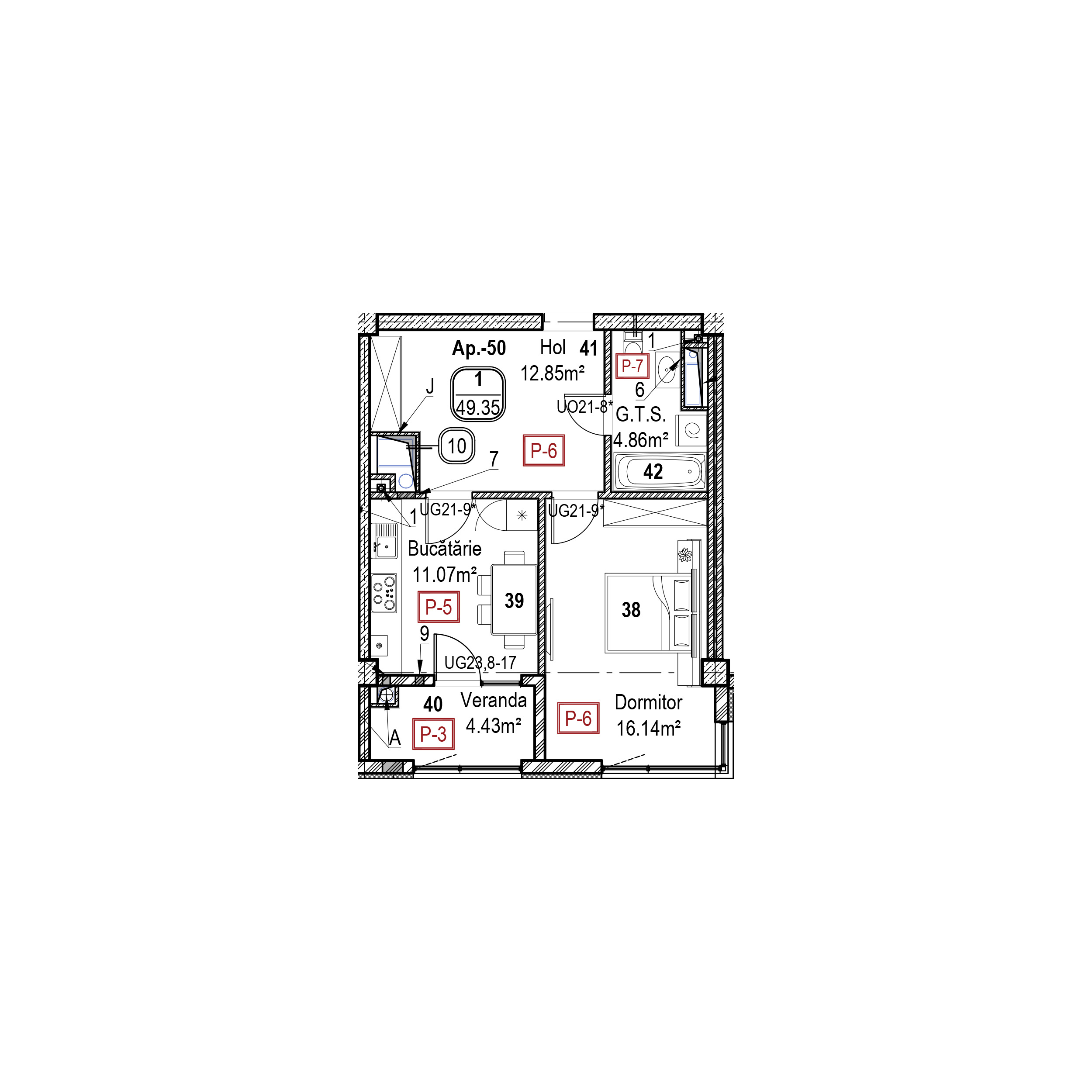 Apartament cu 1 cameră