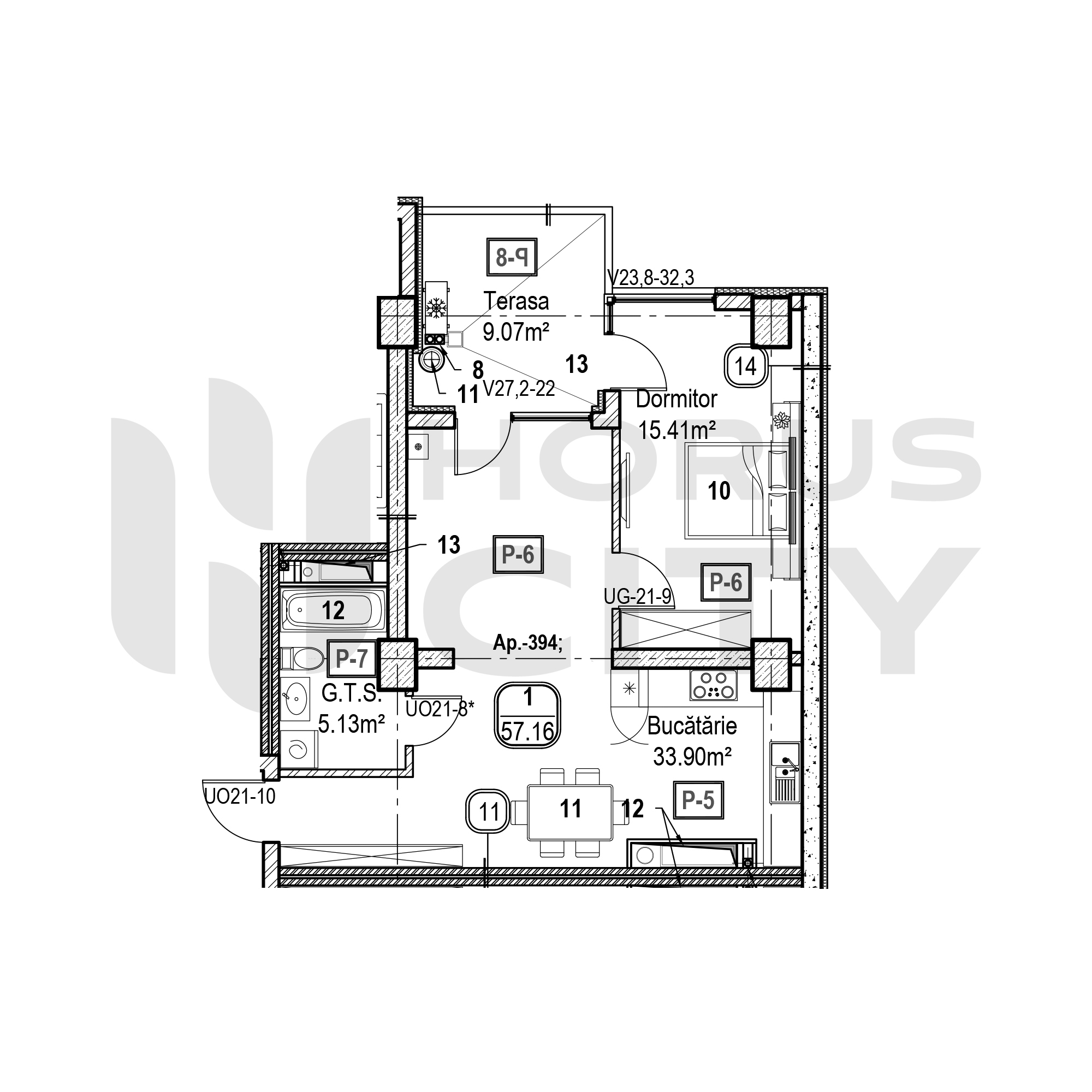 Apartament cu 1 cameră