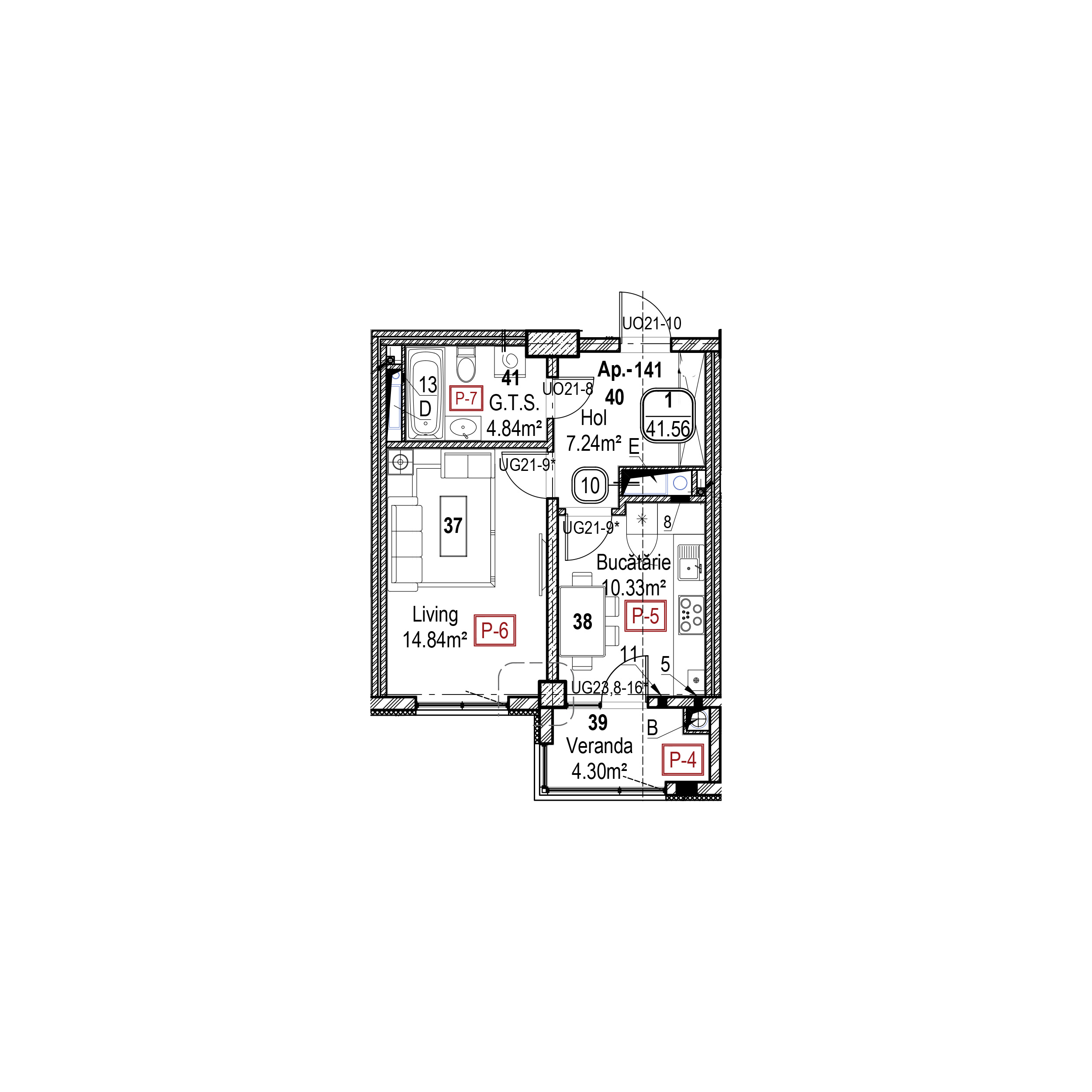 Apartament cu 1 cameră