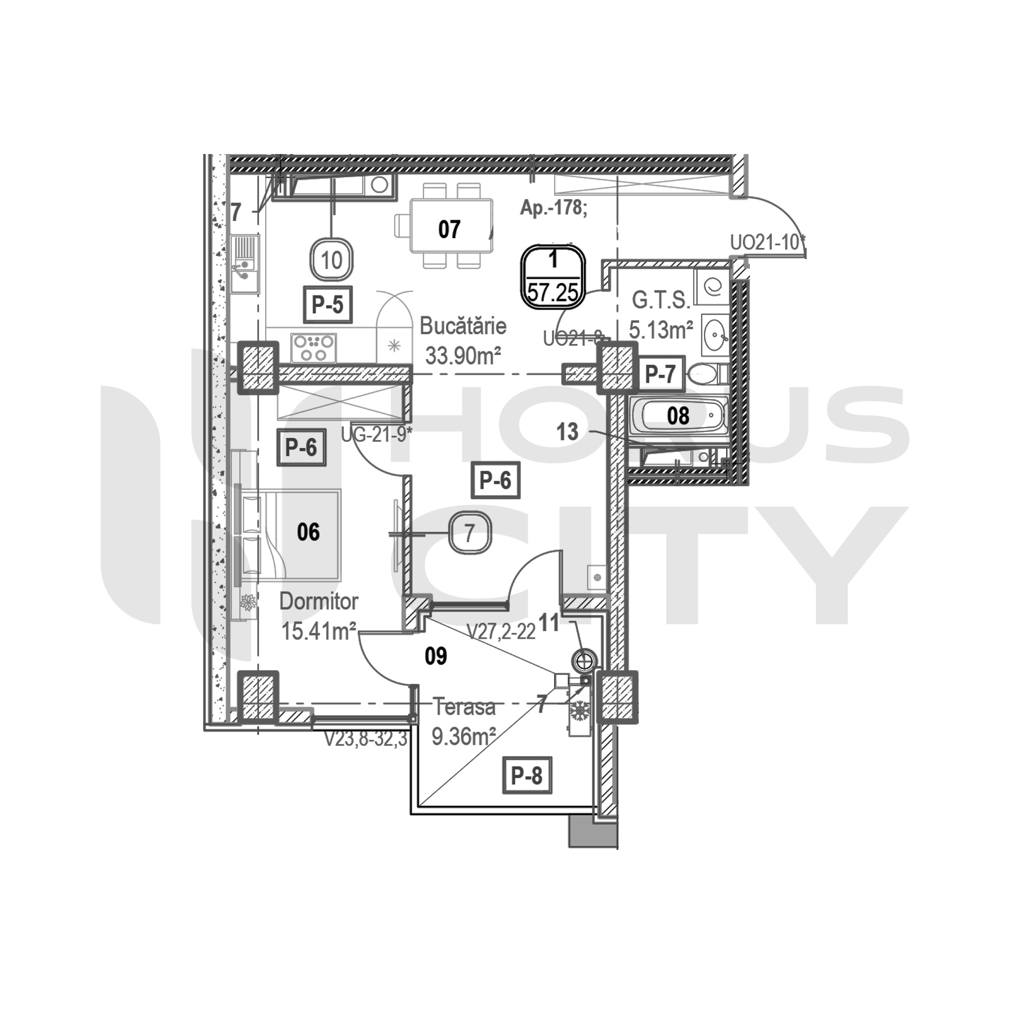 Apartament cu 1 cameră