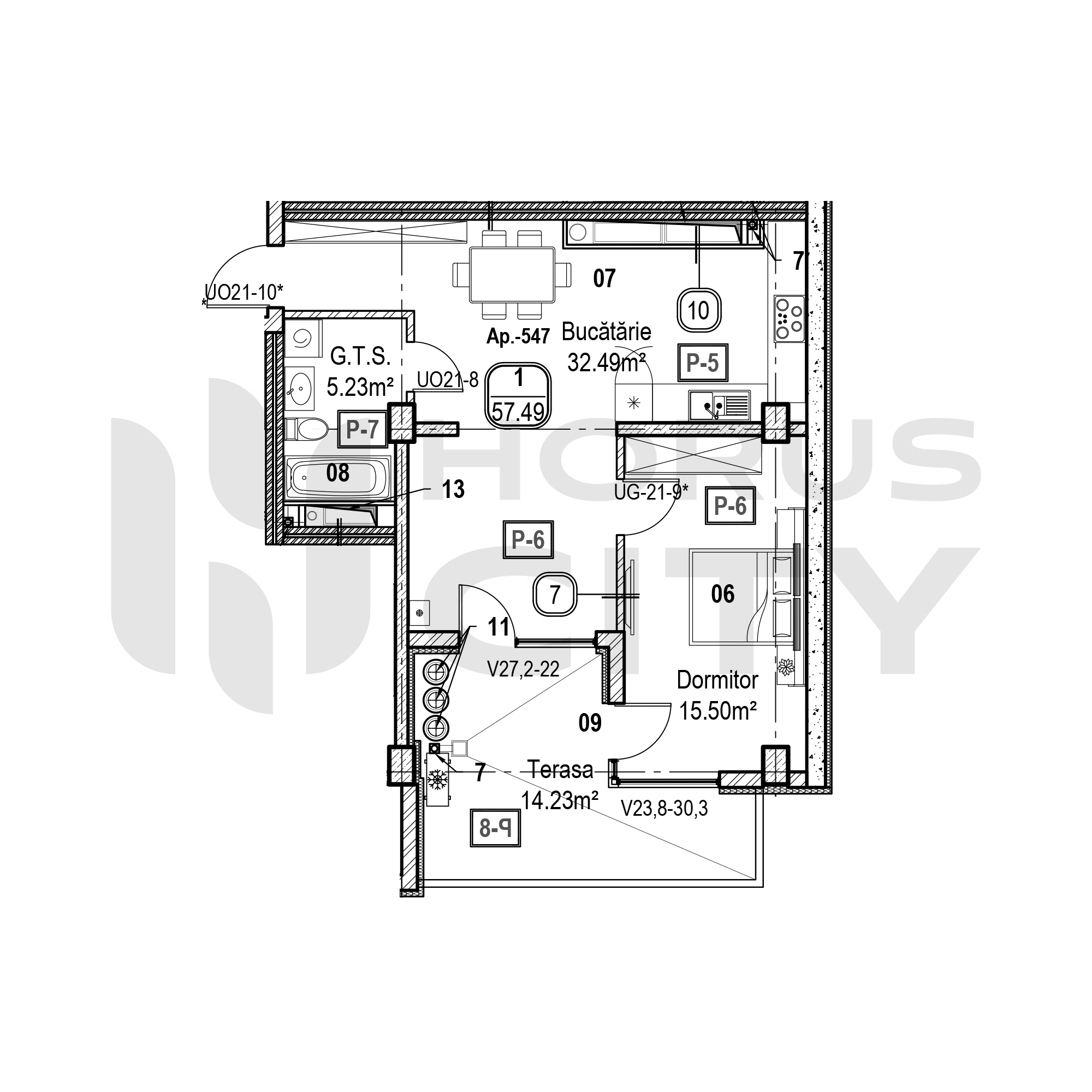 Apartament cu 1 cameră