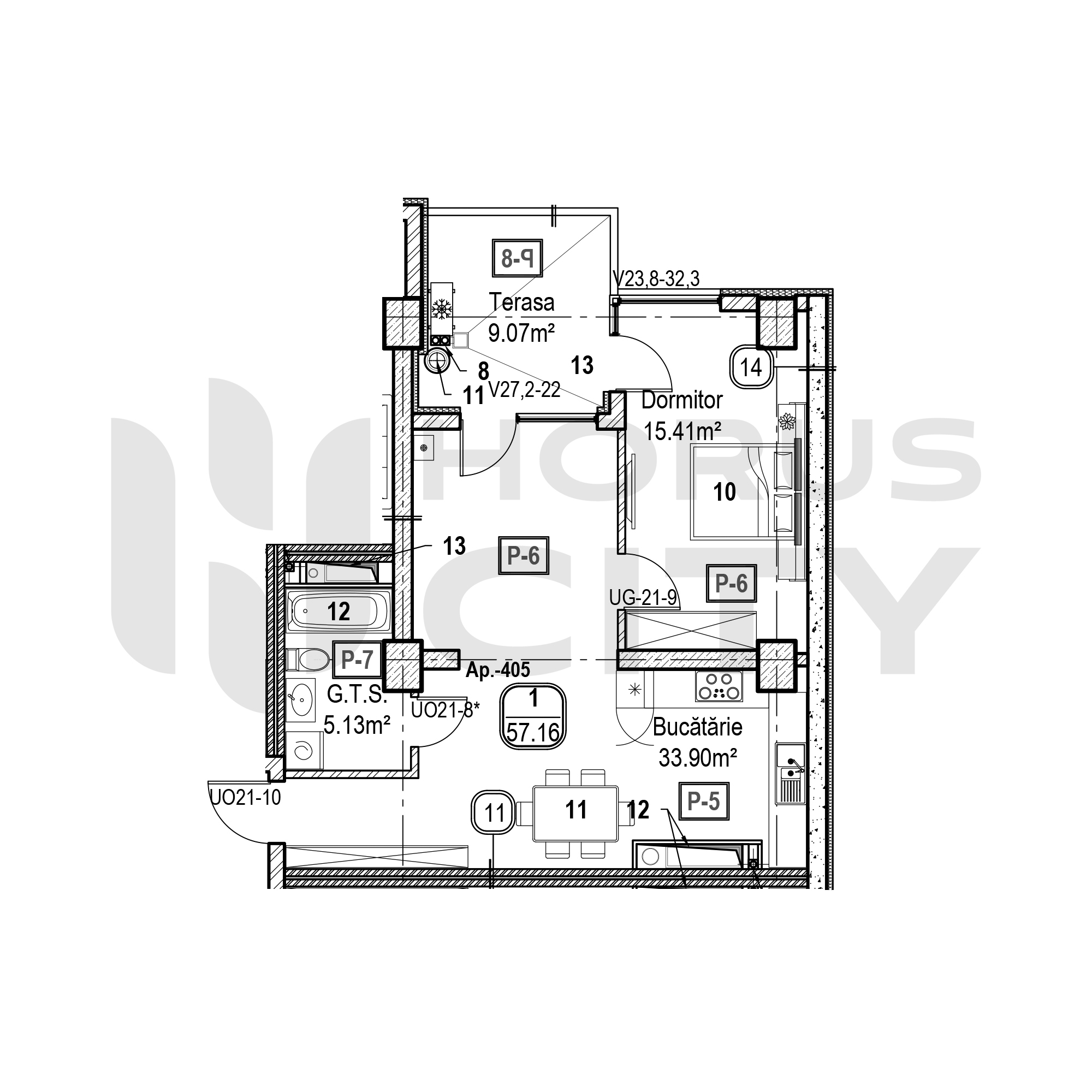 Apartament cu 1 cameră