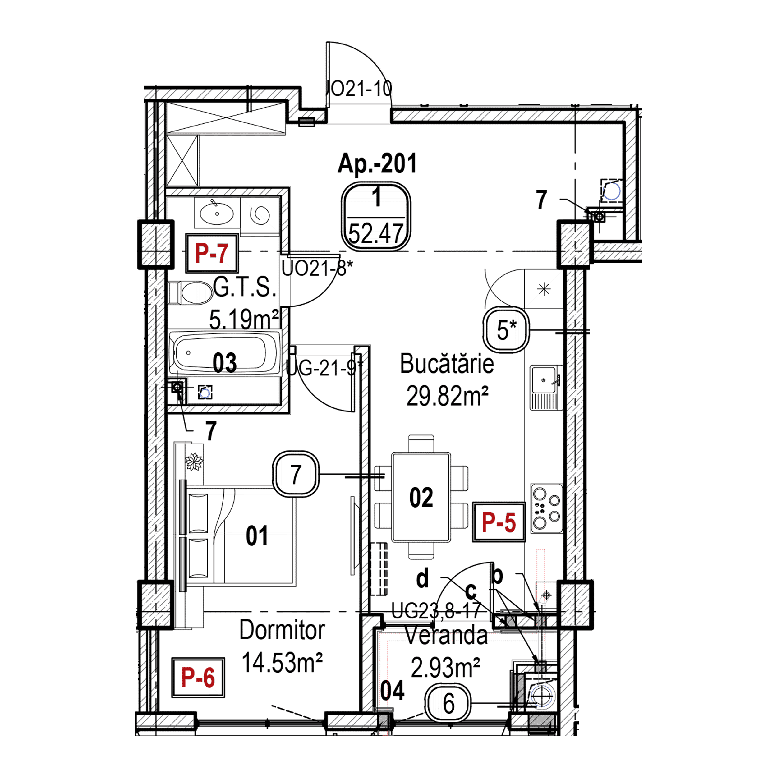 Apartament cu 1 cameră