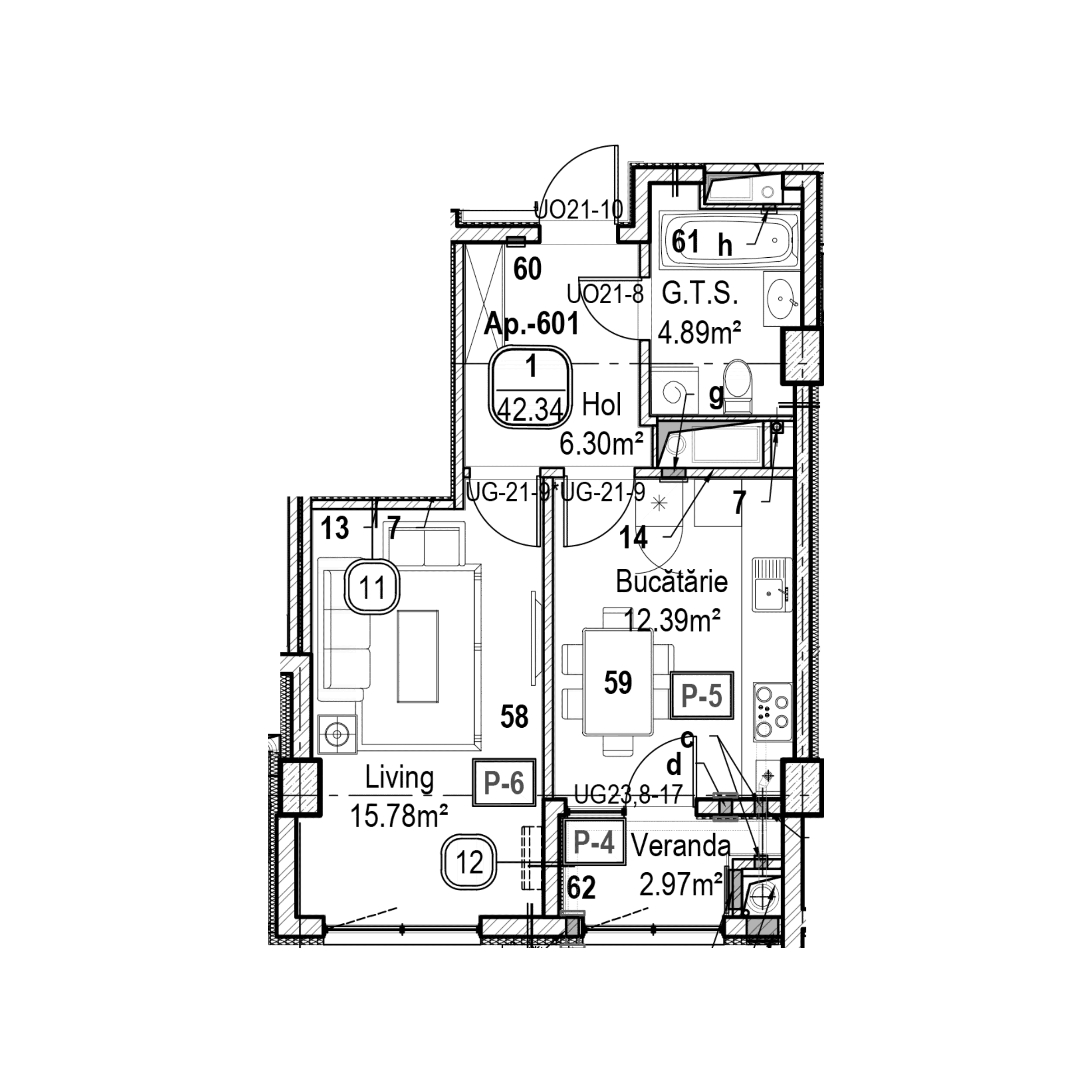 Apartament cu 1 cameră