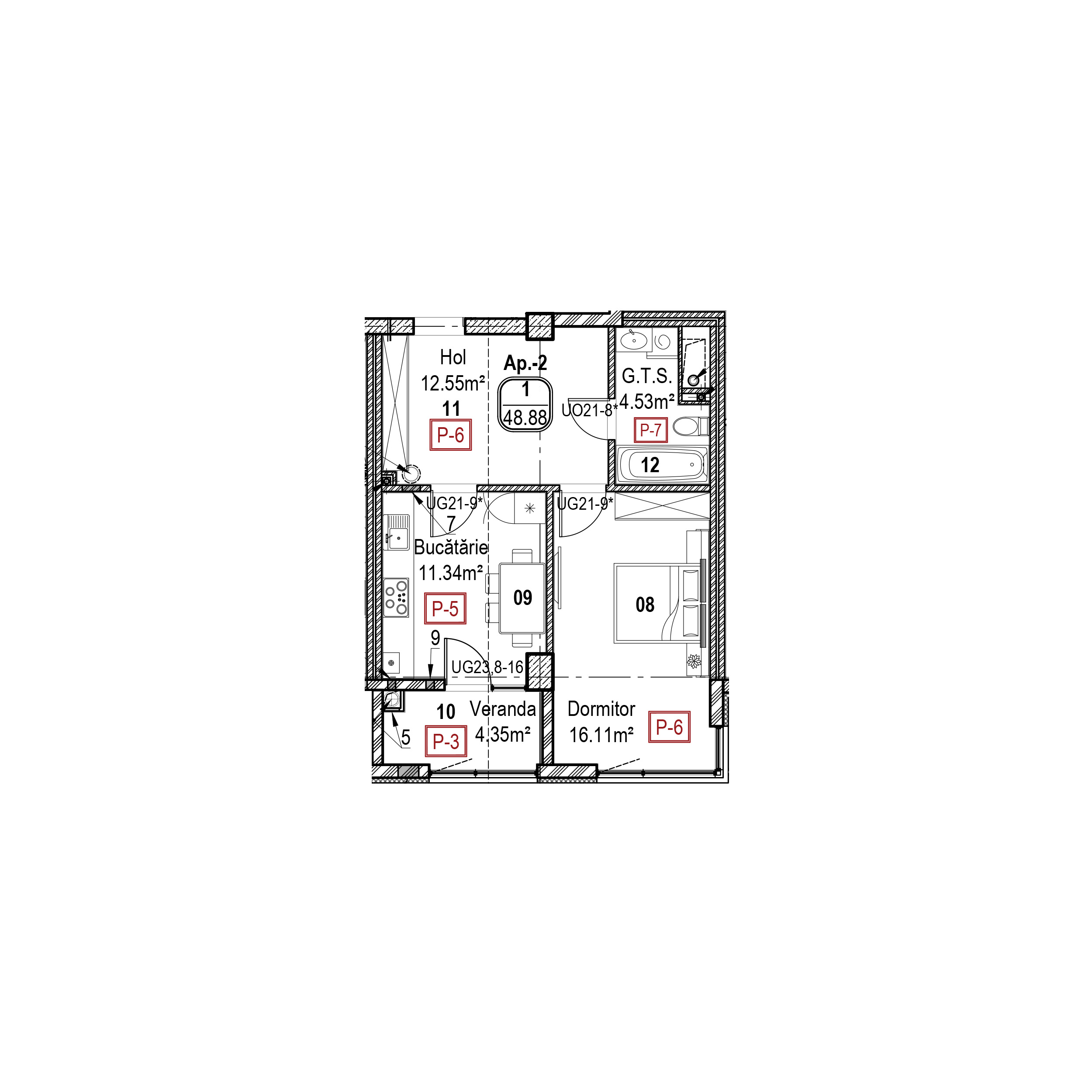 Apartament cu 1 cameră