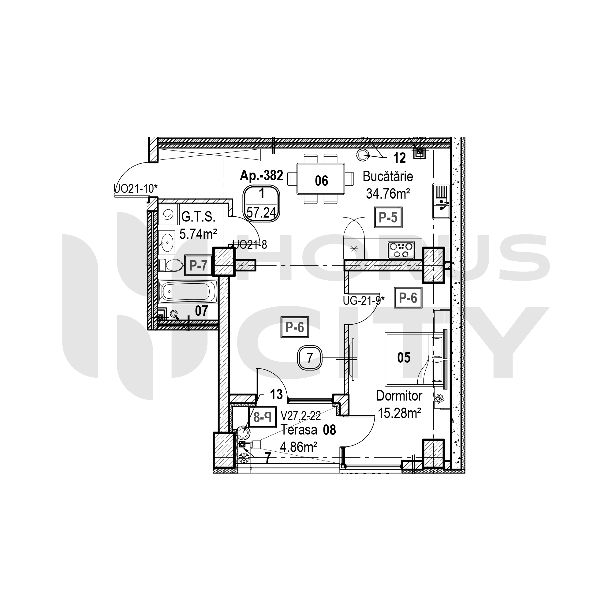 Apartament cu 1 cameră