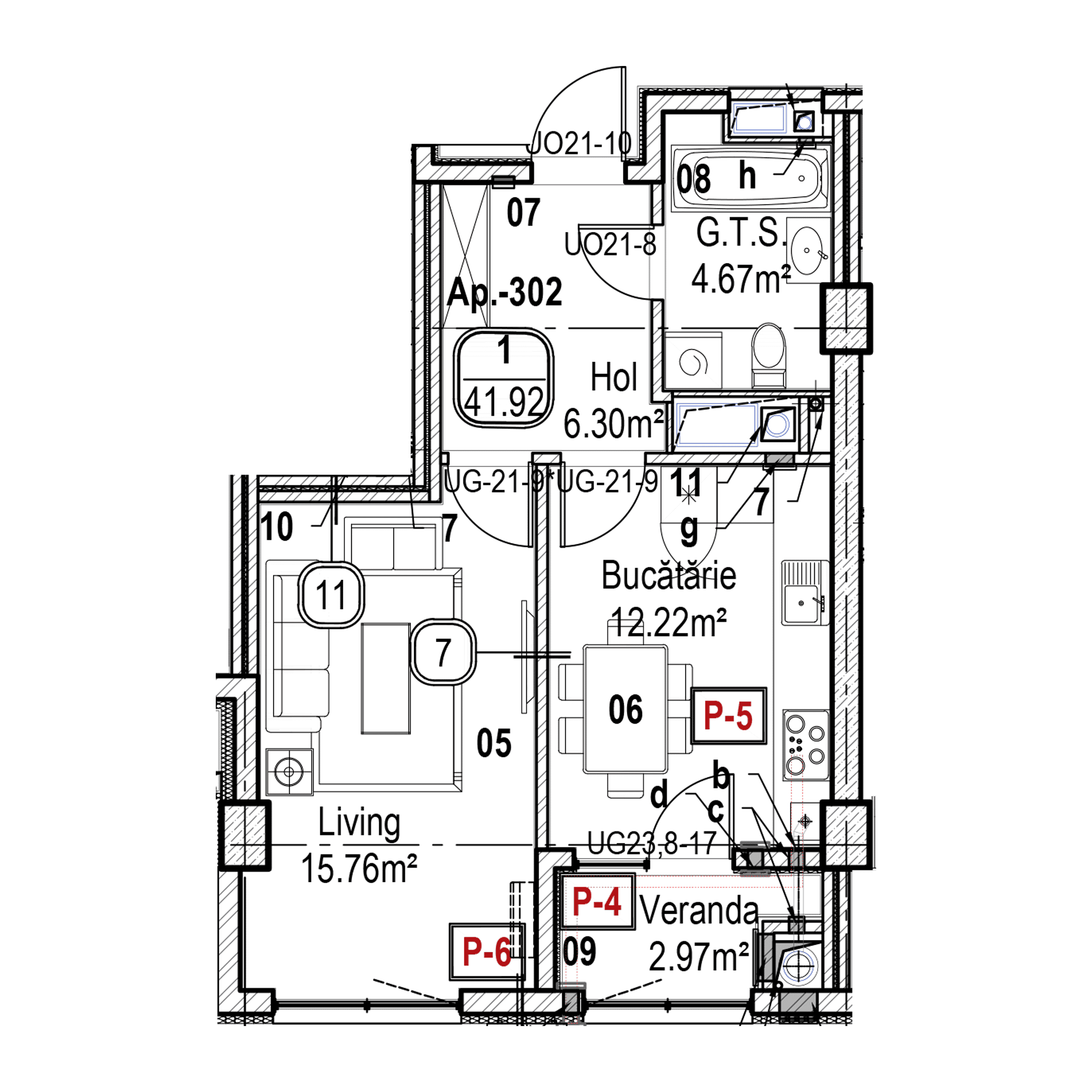 Apartament cu 1 cameră