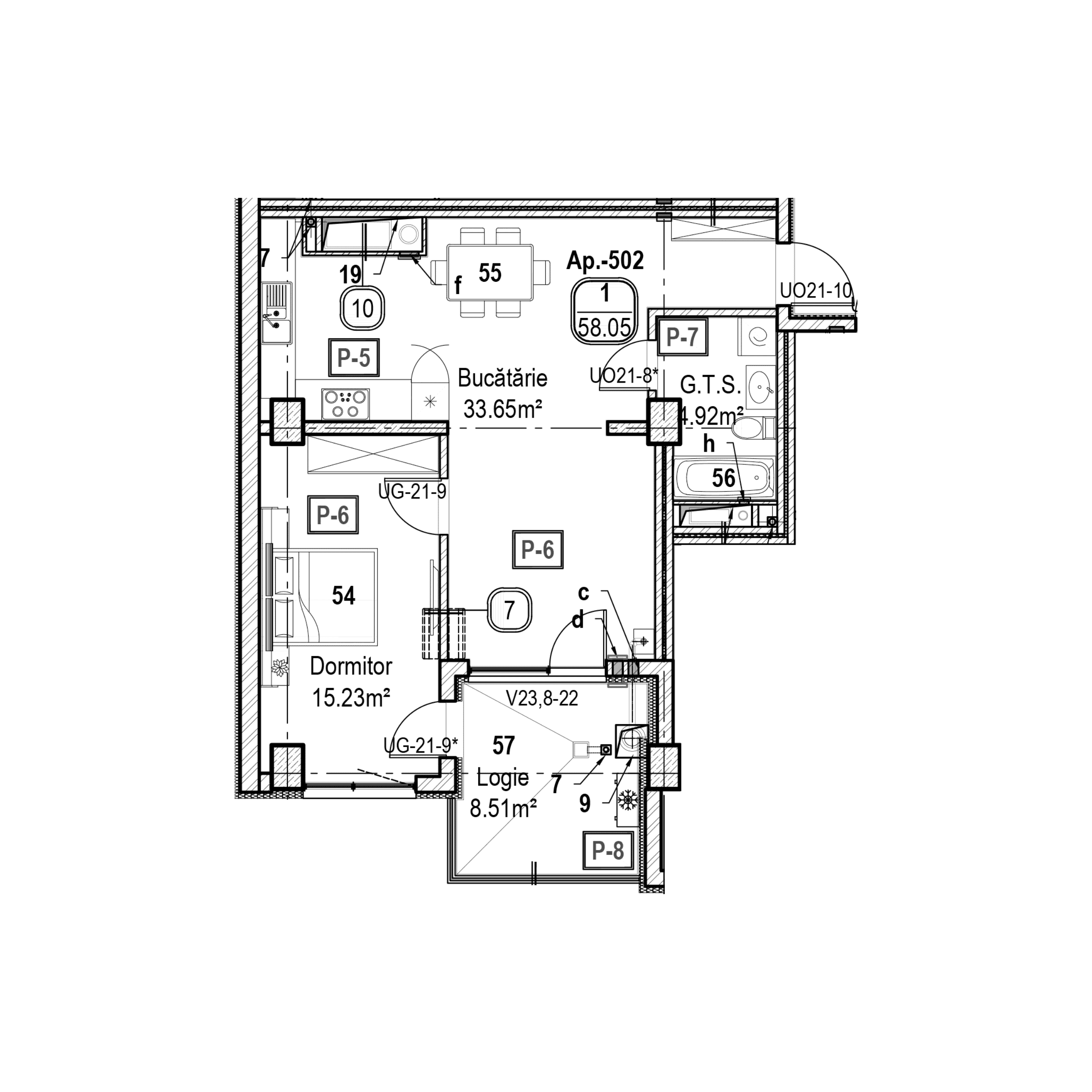 Apartament cu 1 cameră