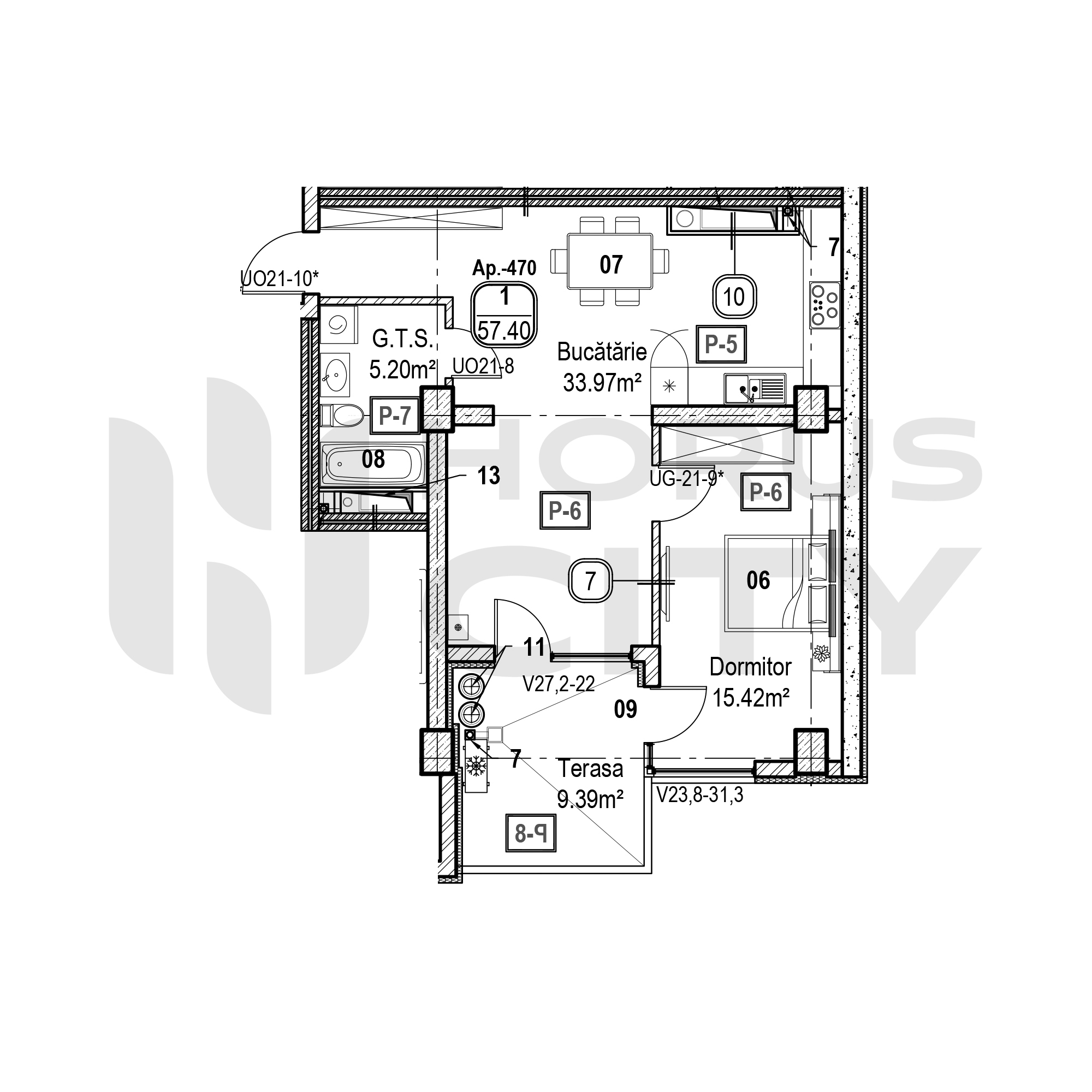 Apartament cu 1 cameră