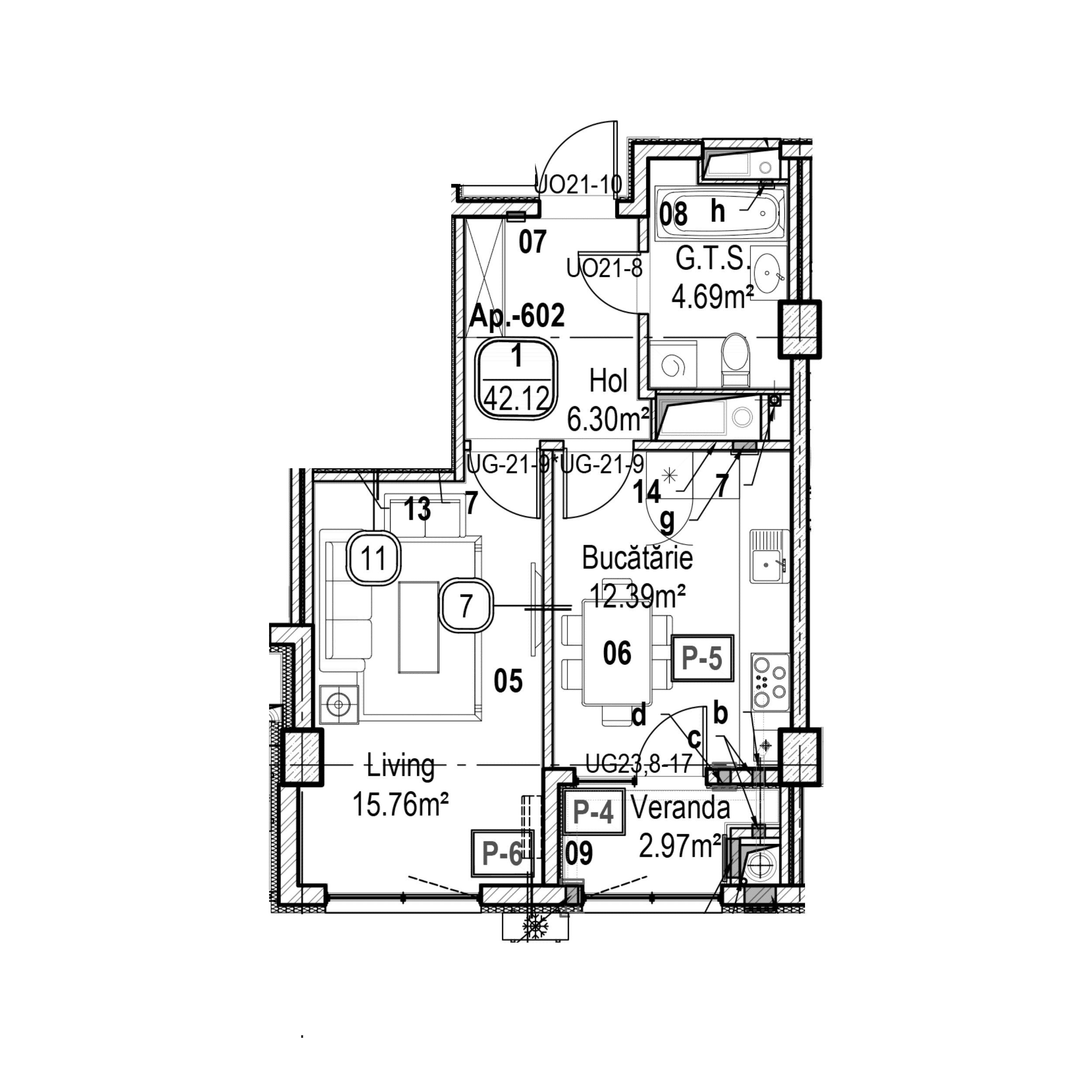 Apartament cu 1 cameră