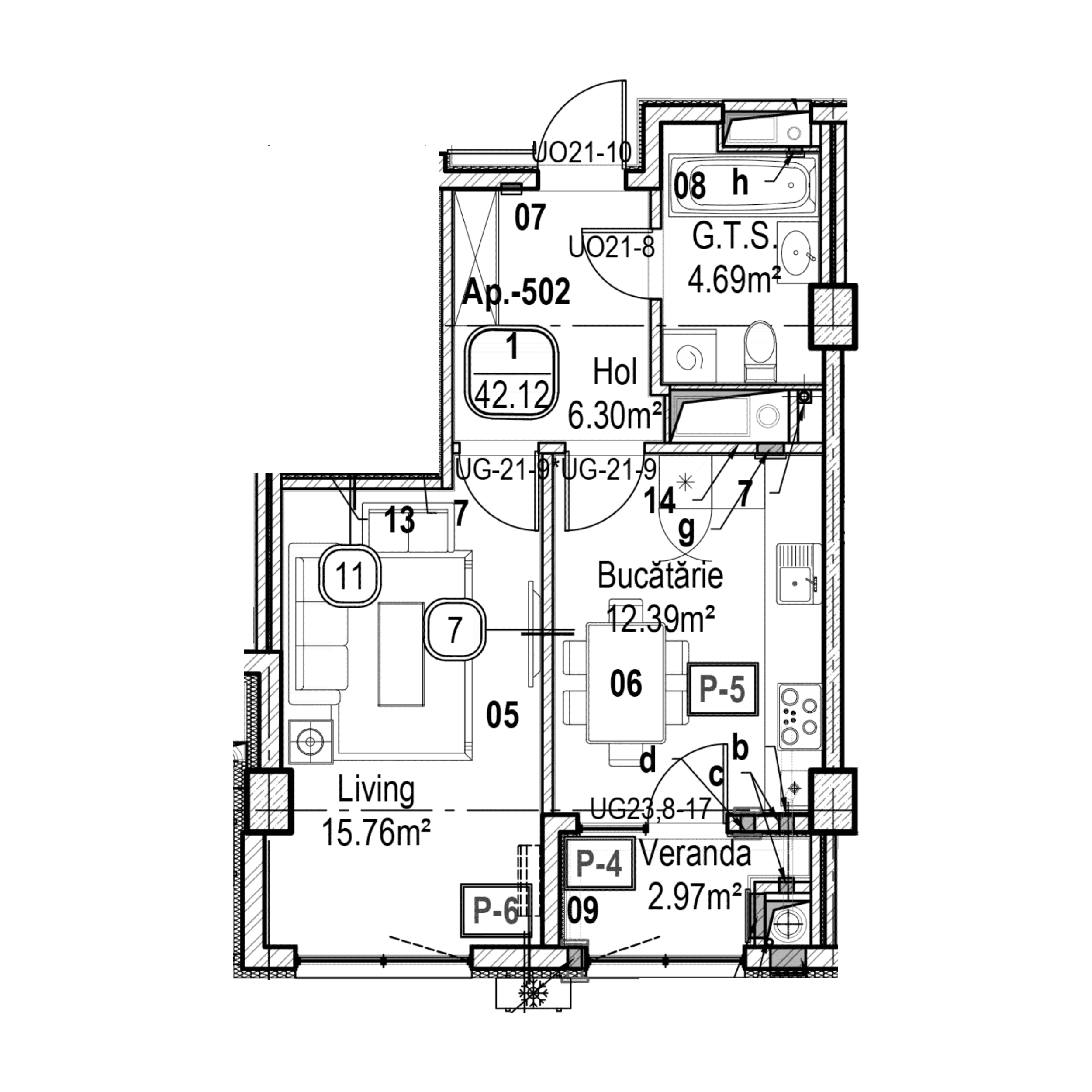 Apartament cu 1 cameră