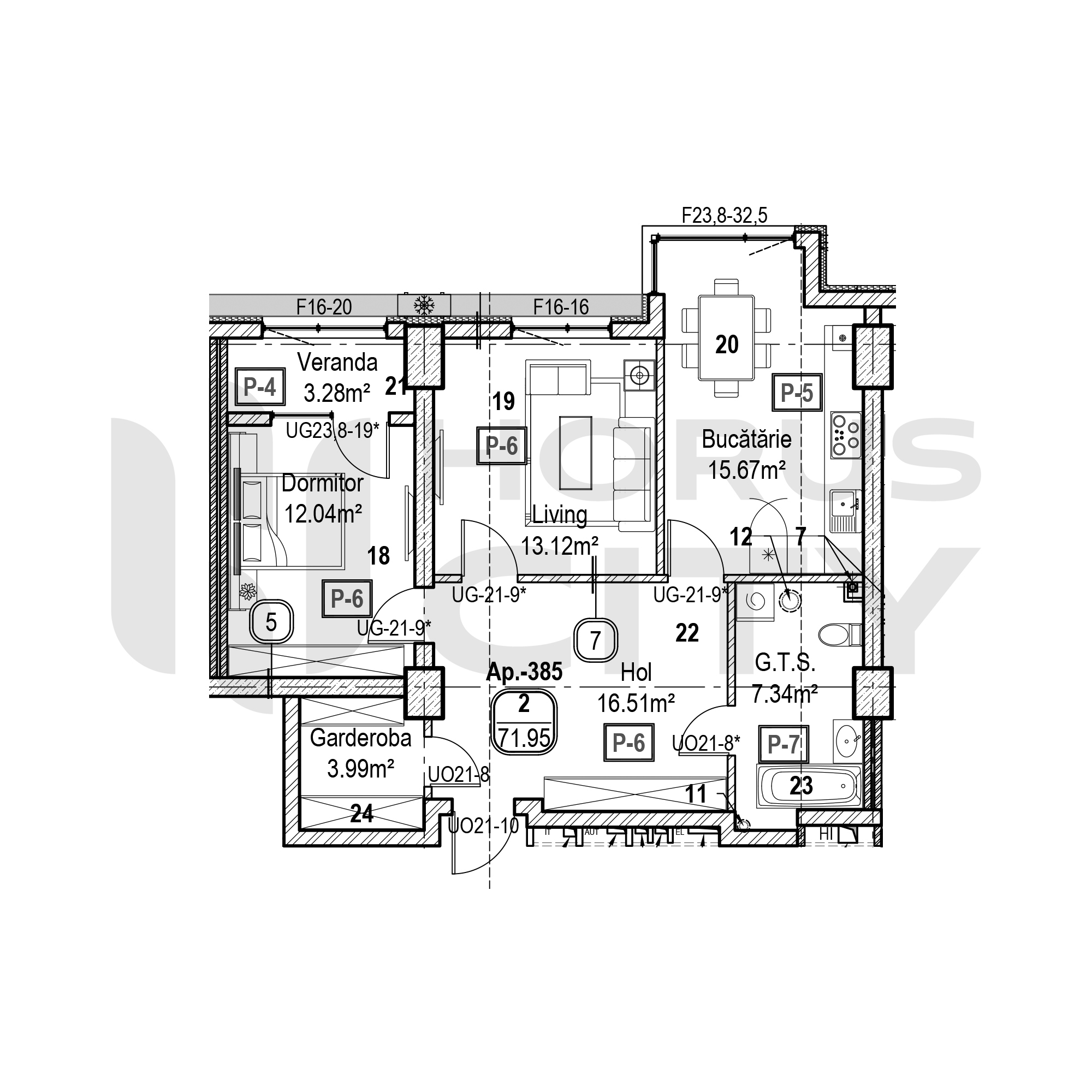 Apartament cu 2 camere