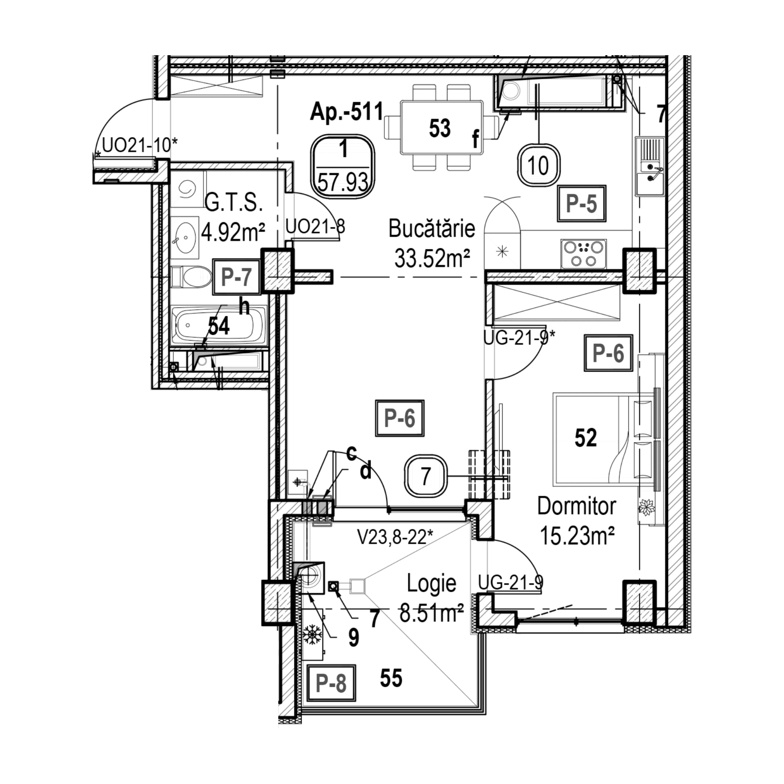 Apartament cu 1 cameră