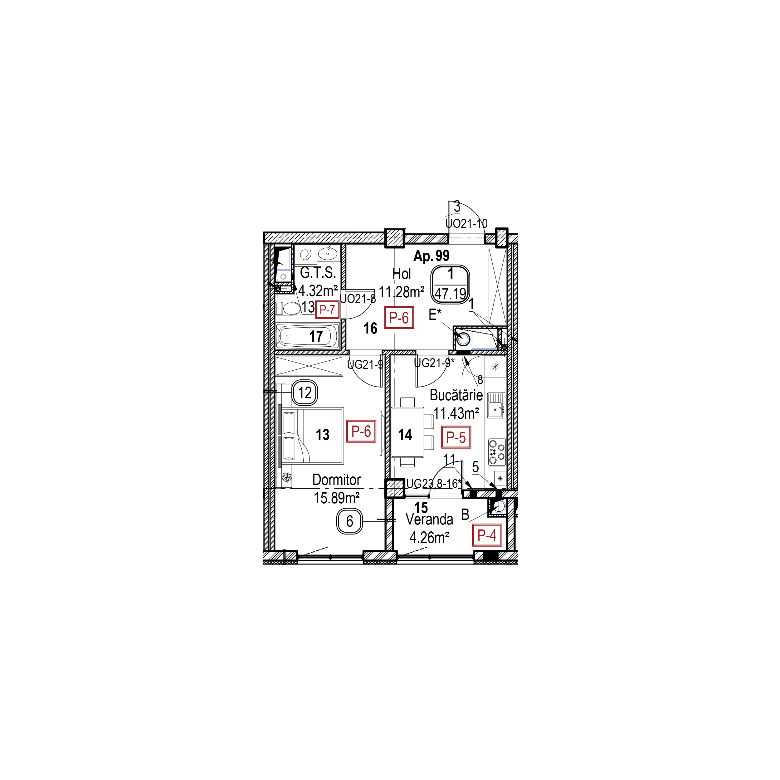 Apartament cu 1 cameră